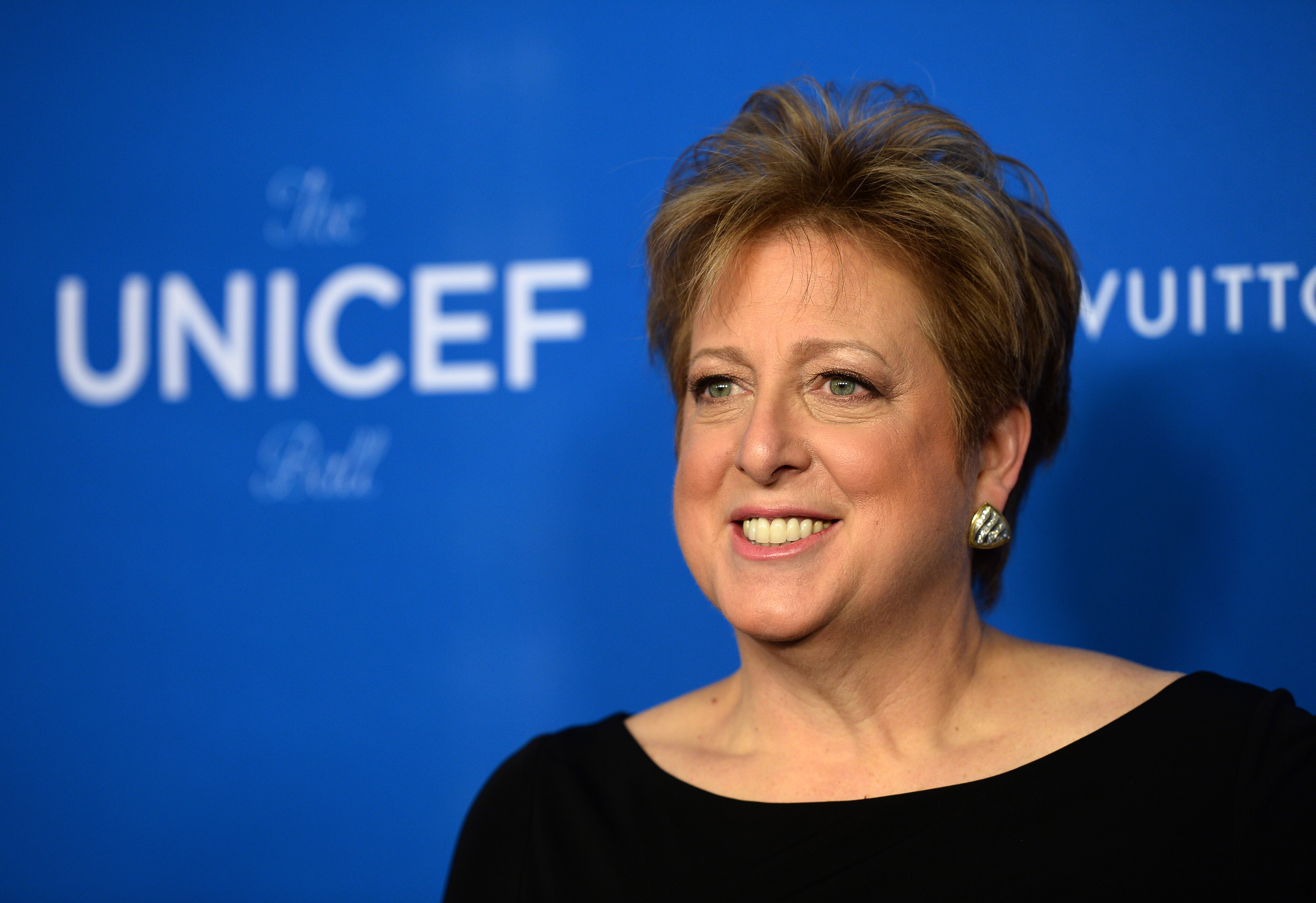 President and CEO U.S. Fund for UNICEF Caryl M. Stern arrives at the 6th Biennial UNICEF Ball at the Beverly Wilshire Four Seasons Hotel on in Beverly Hills, Calif., on Jan. 12, 2016.