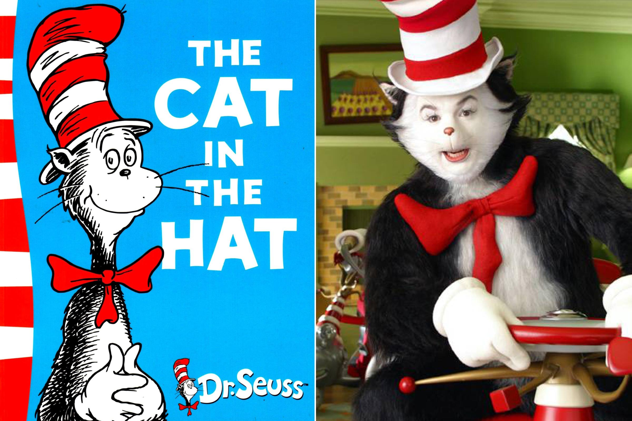 The Cat in the Hat, 1957 and The Cat in the Hat, 2003.