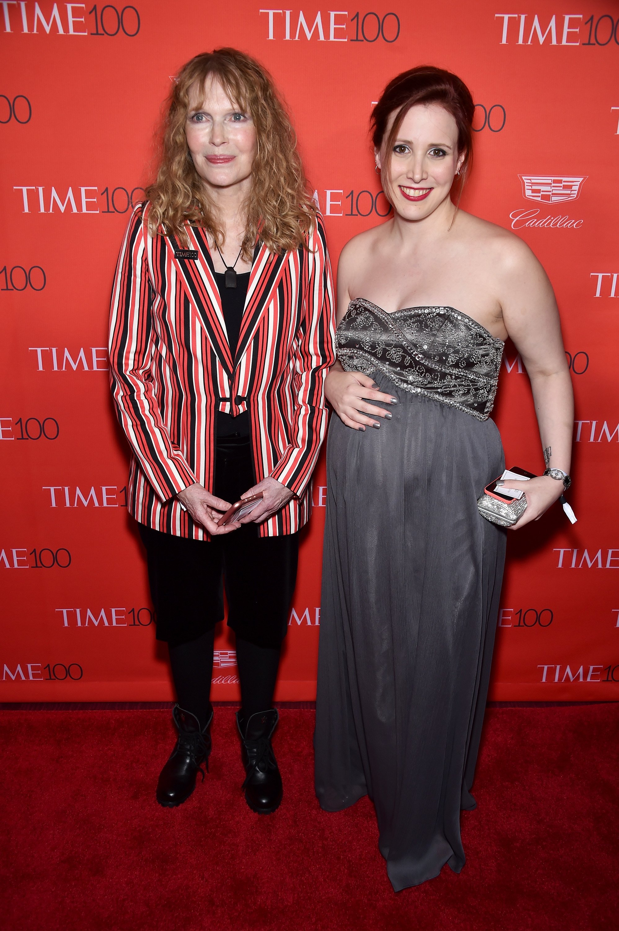 Mia Farrow and Dylan Farrow at the
                      TIME 100 Gala in New York on April 26, 2016 (Dimitrios Kambouris—Getty Images for TIME)
