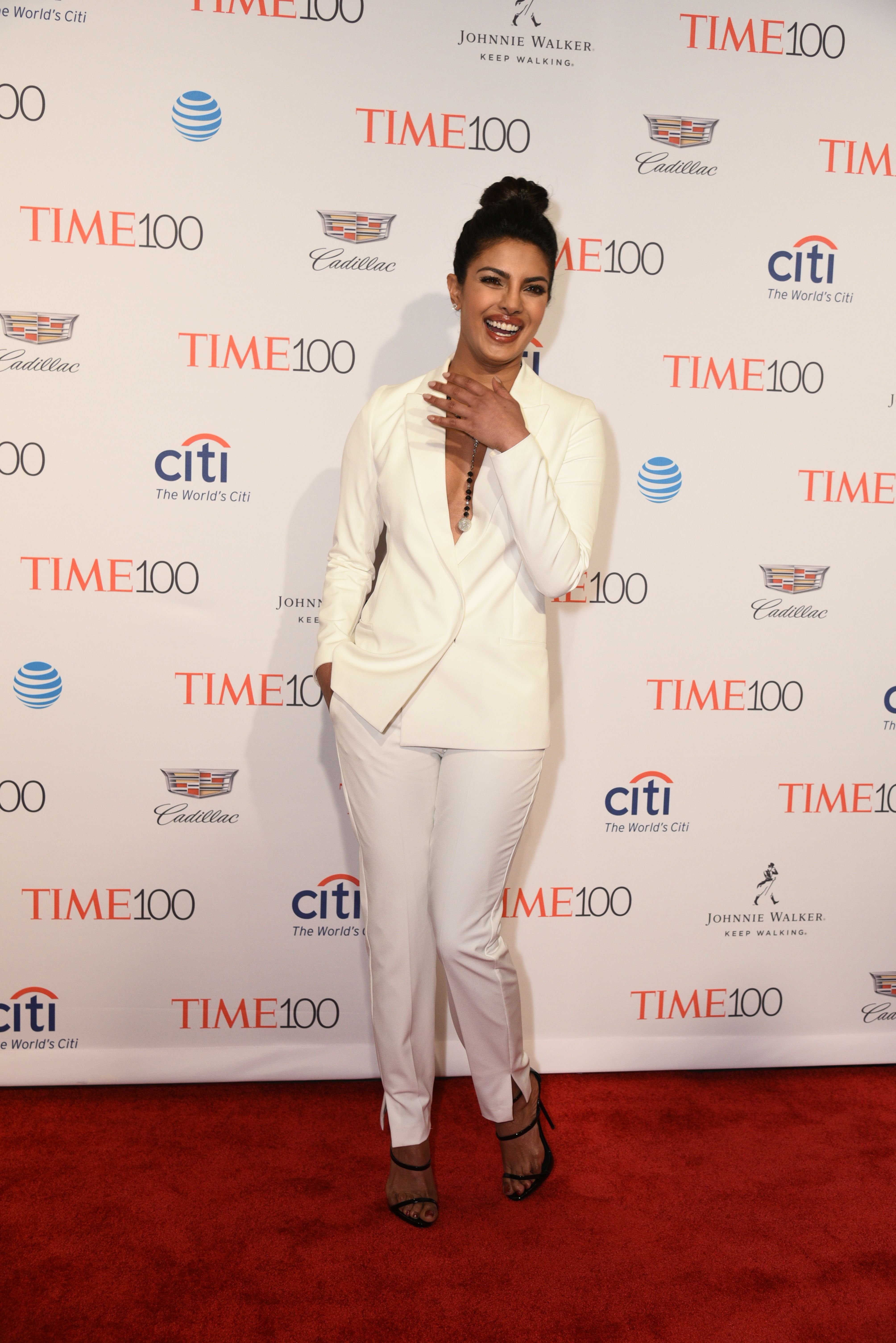 Priyanka Chopra at the TIME 100 gala in New York on April 26, 2016.