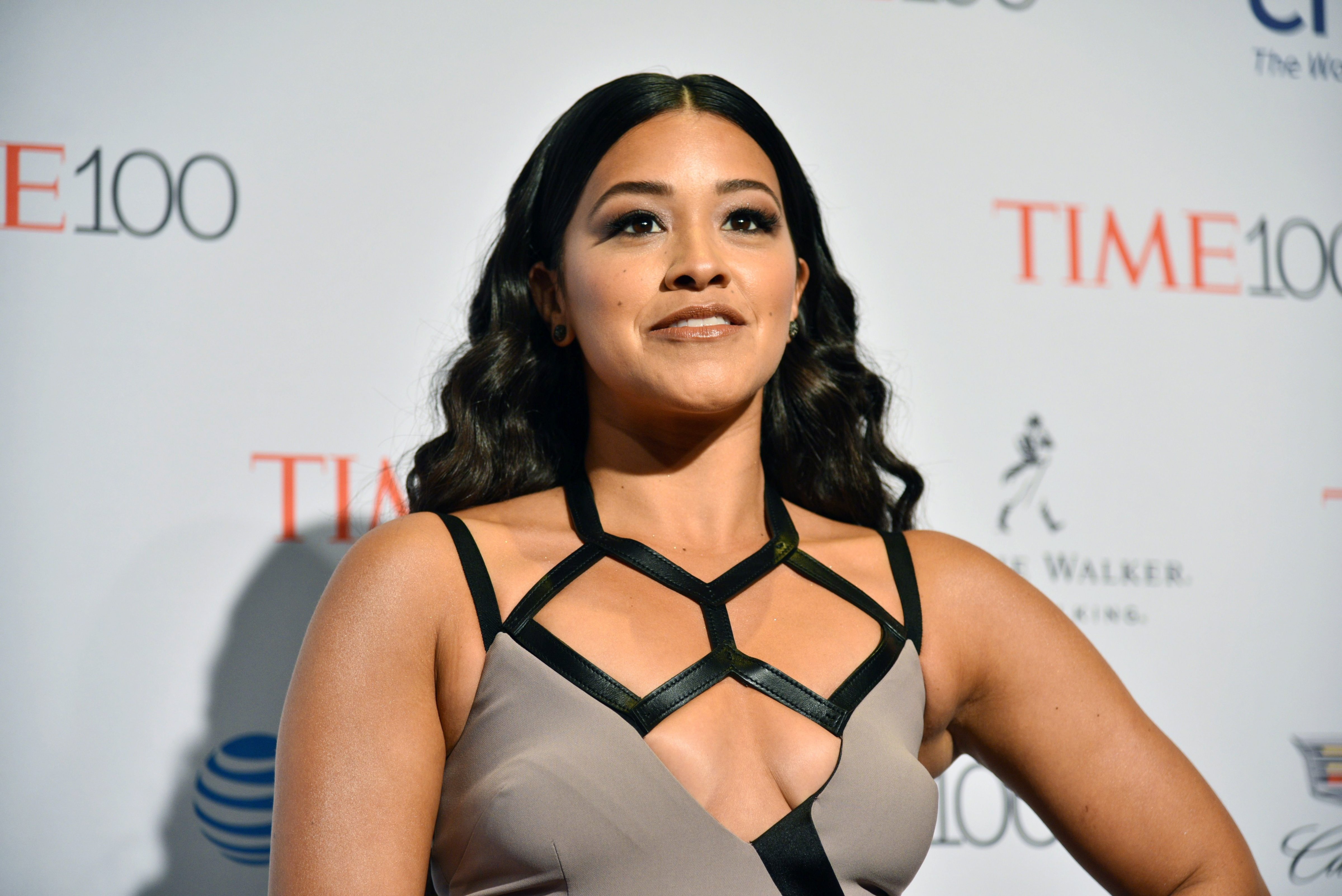 Gina Rodriguez at the TIME 100 gala in New York on April 26, 2016. (Erik Pendzich—REX/Shutterstock)