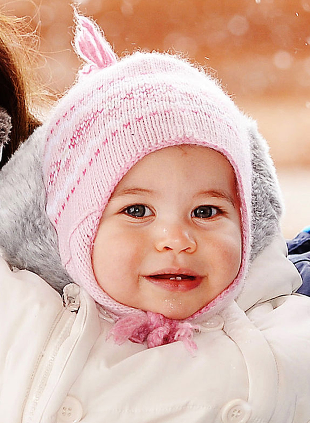 Princess Charlotte during short private break skiing in the French Alps on March 3, 2016.