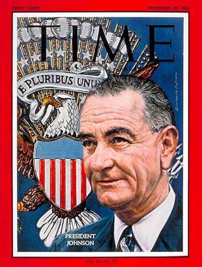 The Nov. 29, 1963, cover of TIME (Cover Credit: BERNARD SAFRAN)