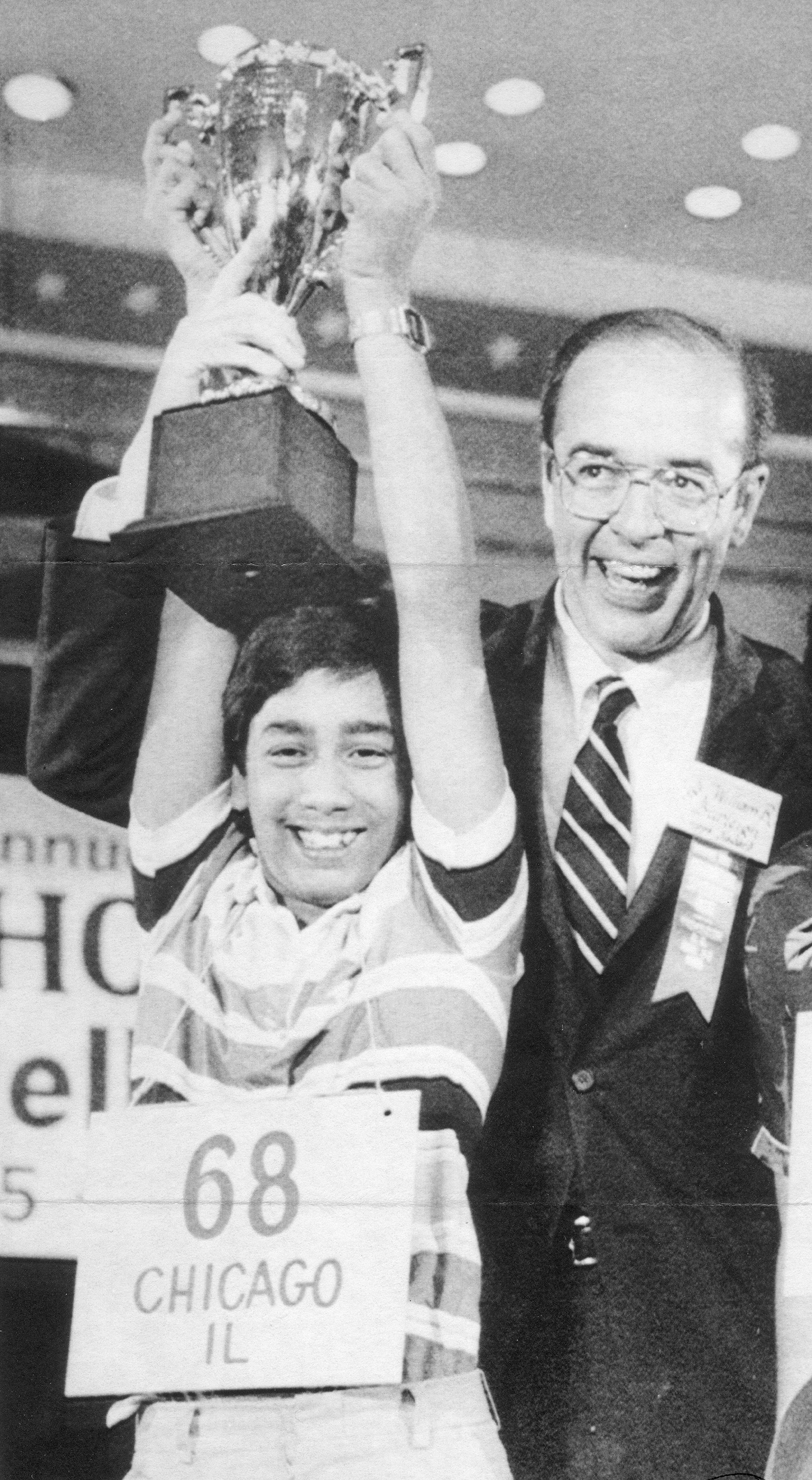 1985 Scripps National Spelling Bee champion Balu Natarajan.