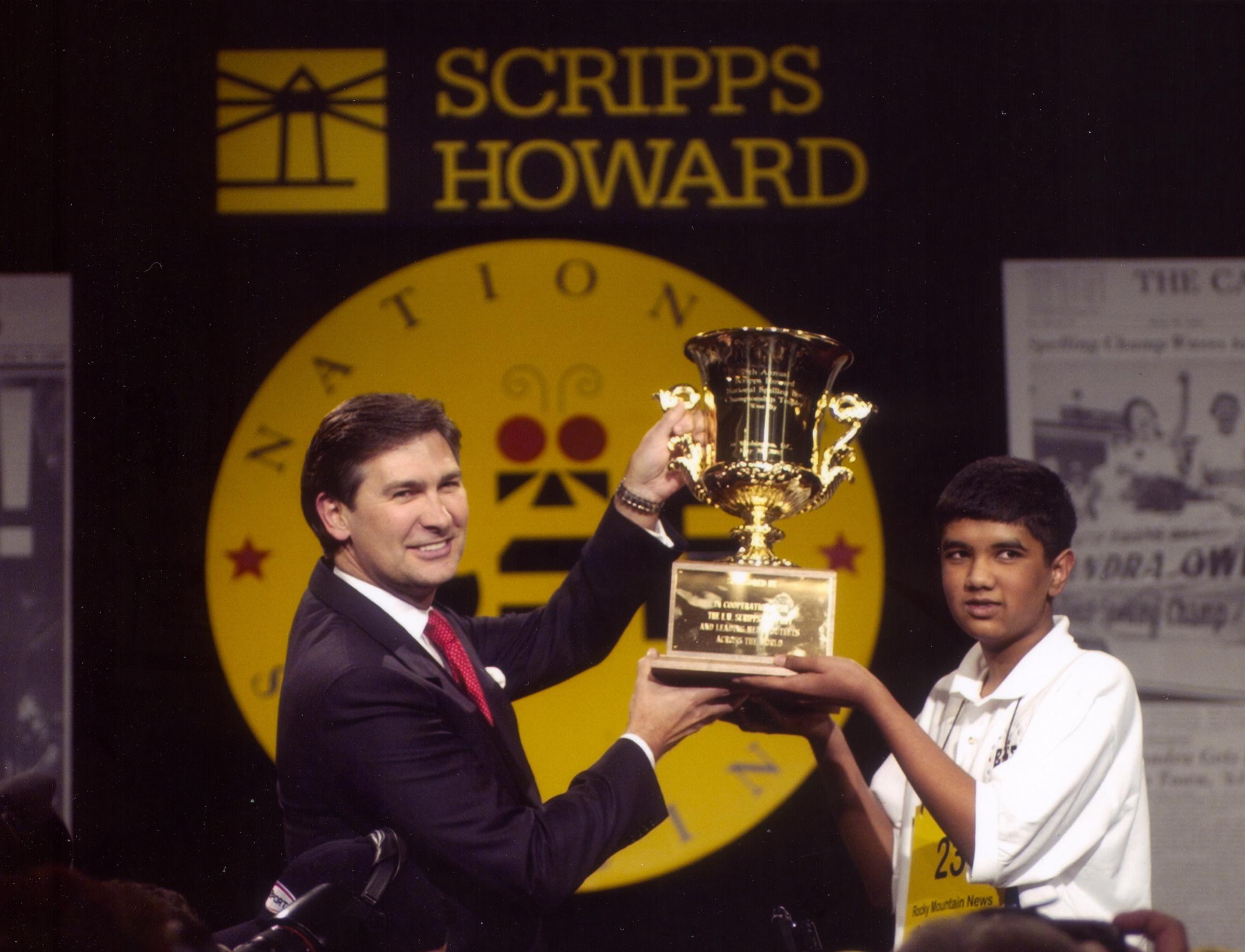 2002 Scripps National Spelling Bee champion Pratyush Buddiga.