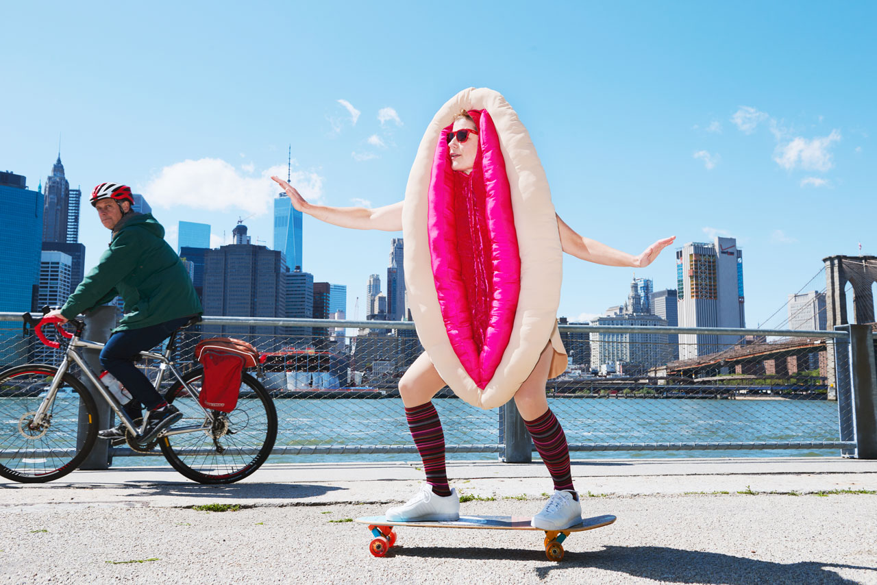 Vagina costumes New York City Conceived in Brooklyn