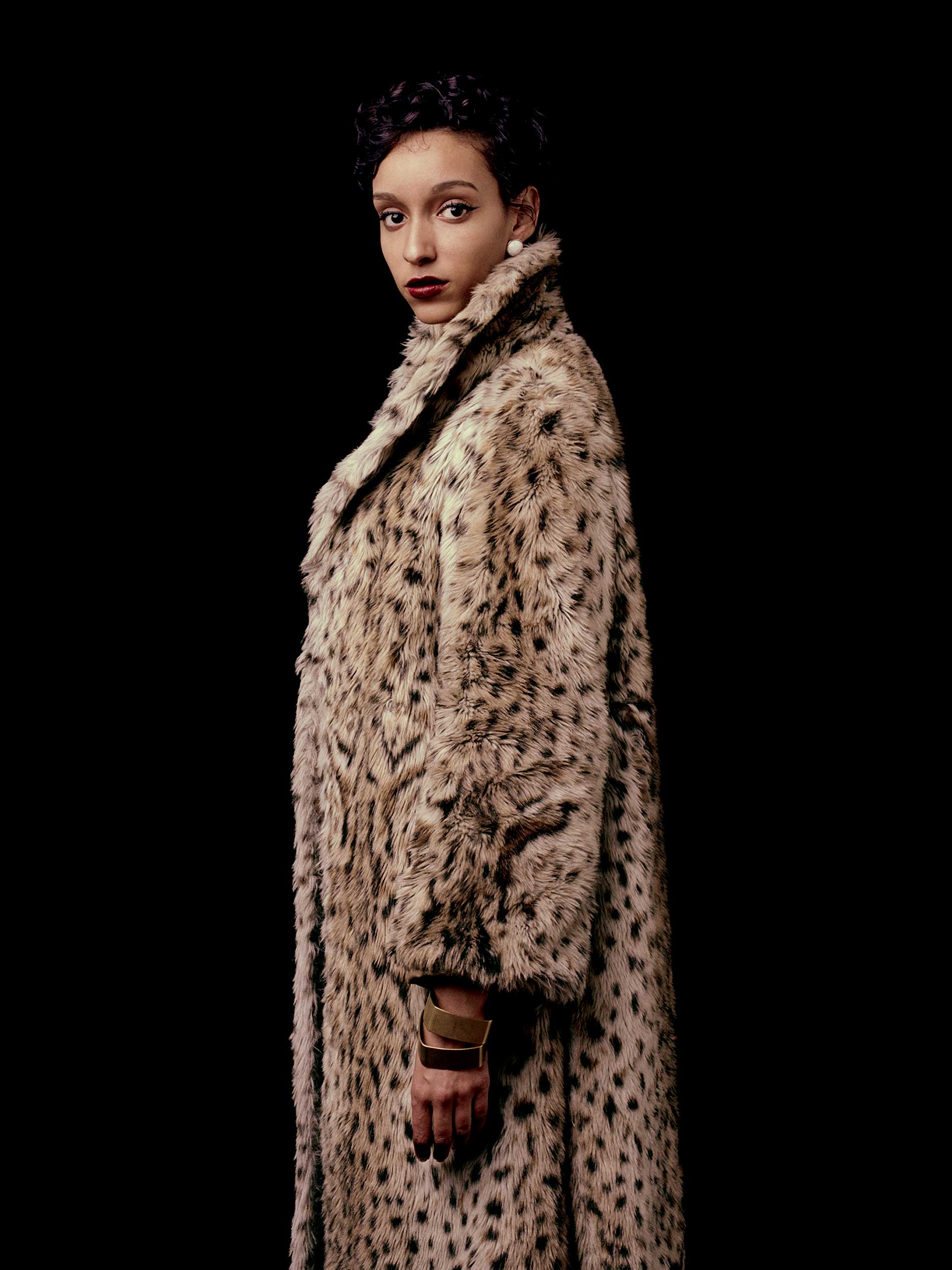 Girl in a Leopard Coat, 2012