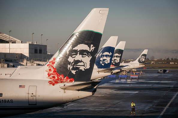 Alaska Airlines at Portland International Airport