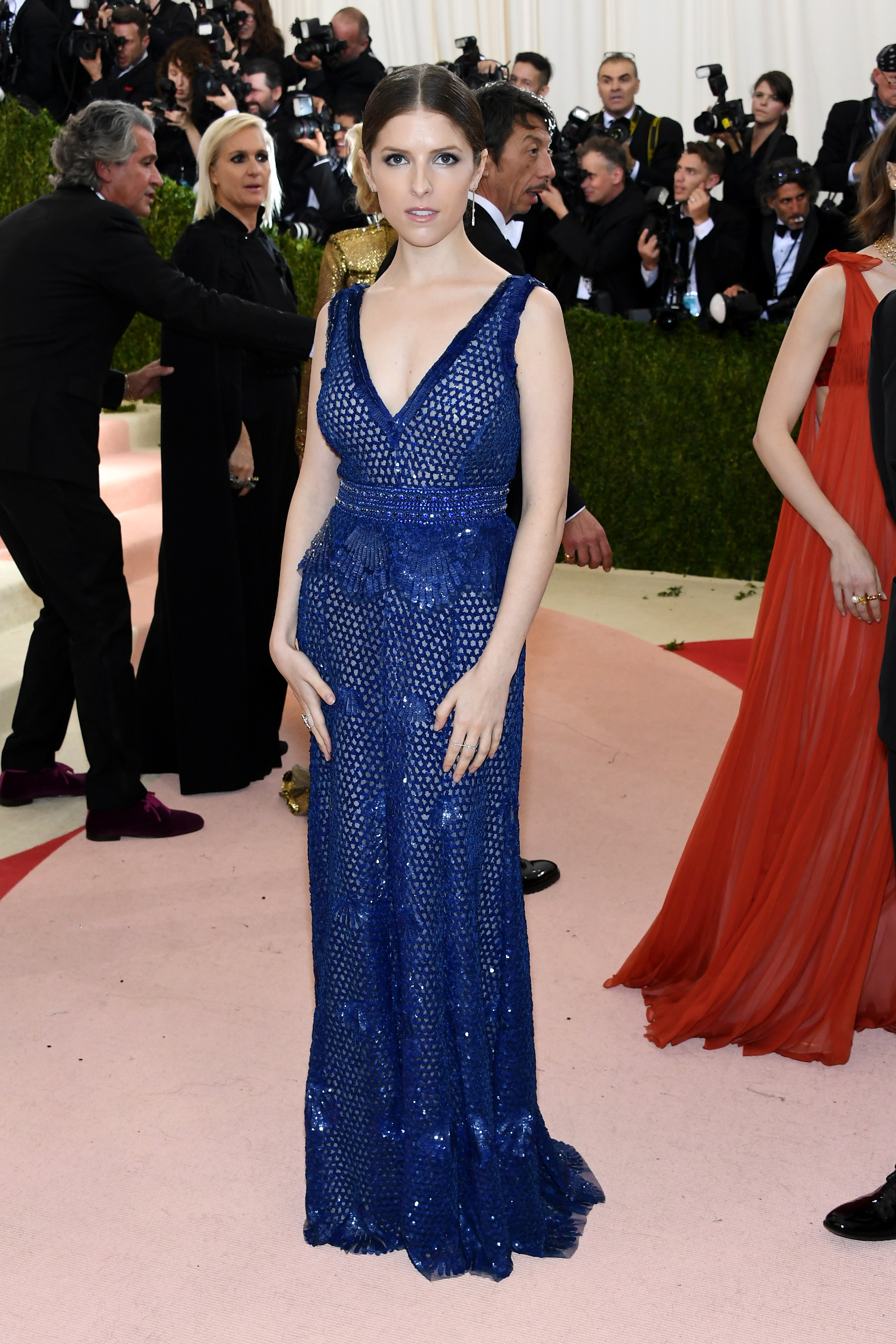 Anna Kendrick attends "Manus x Machina: Fashion In An Age Of Technology" Costume Institute Gala at Metropolitan Museum of Art on May 2, 2016 in New York City.