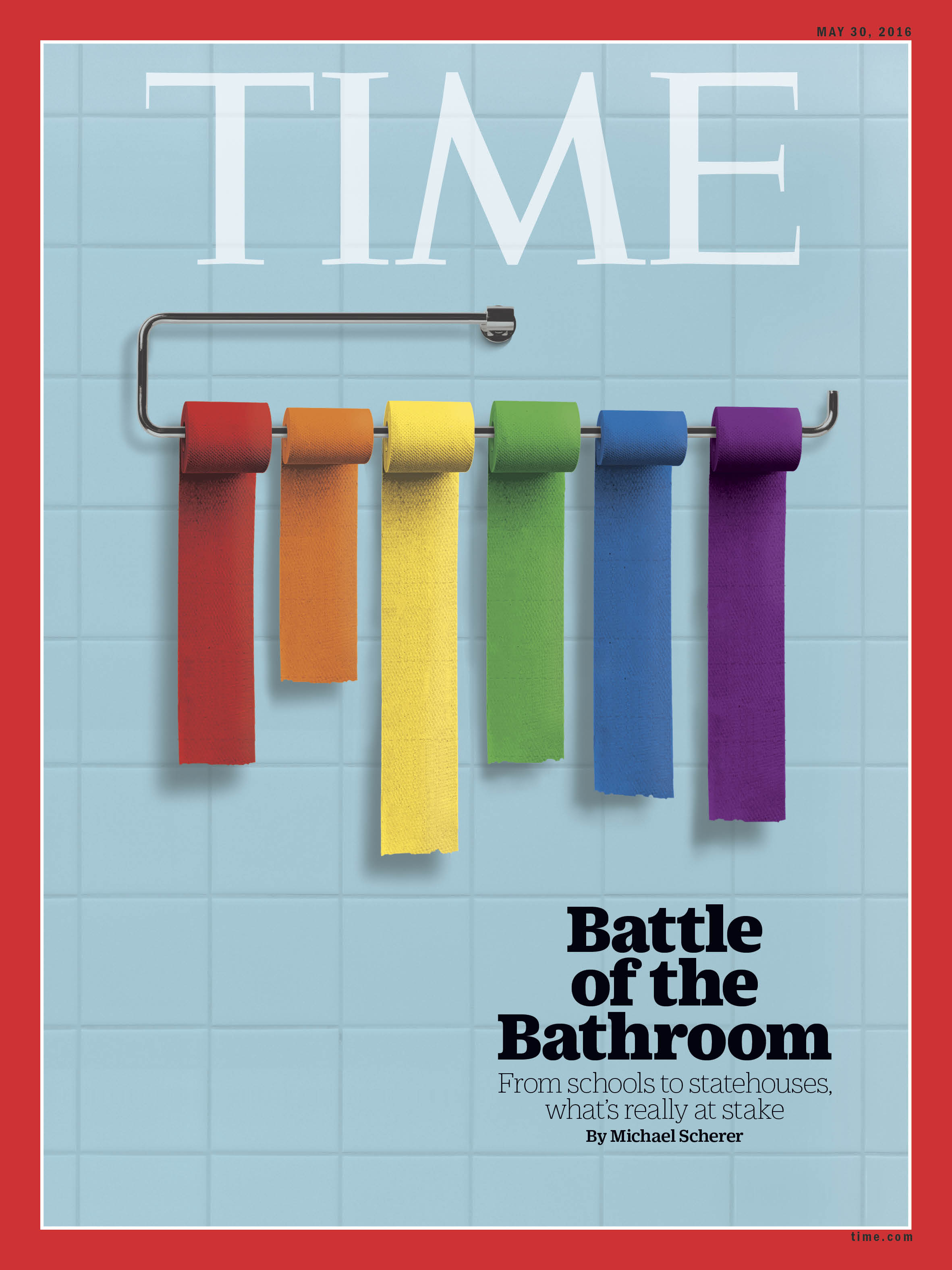 Battle of the Bathroom Time Magazine Cover