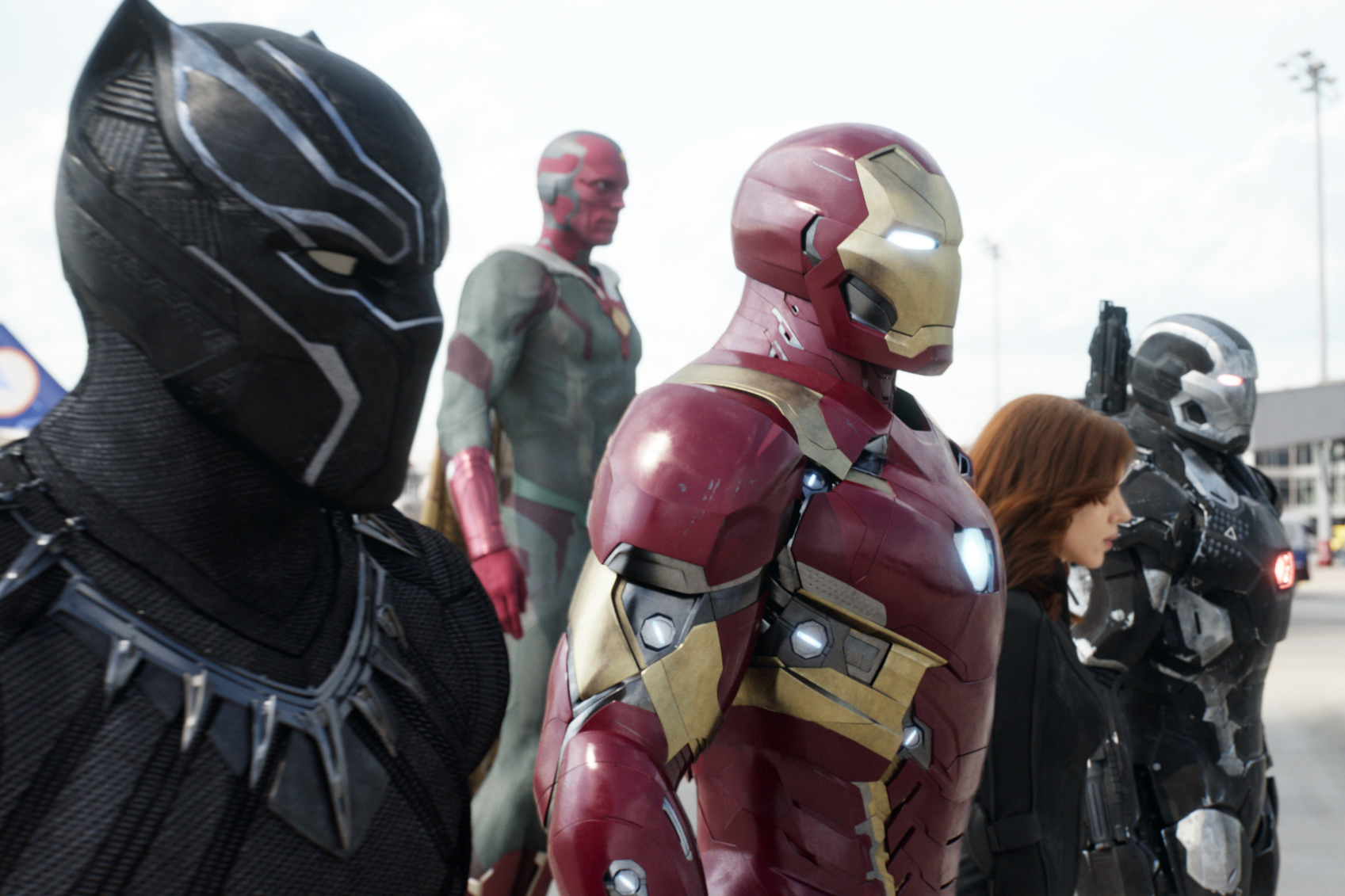 Black Panther joins team Iron Man as they face off against Team Cap