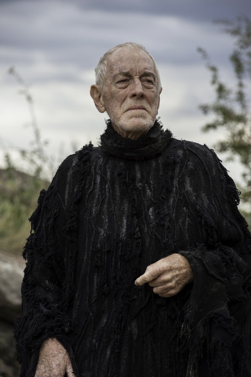 Max von Sydow as the Three-Eyed Raven in Game of Thrones, Season 6, Episode 3, 2016.