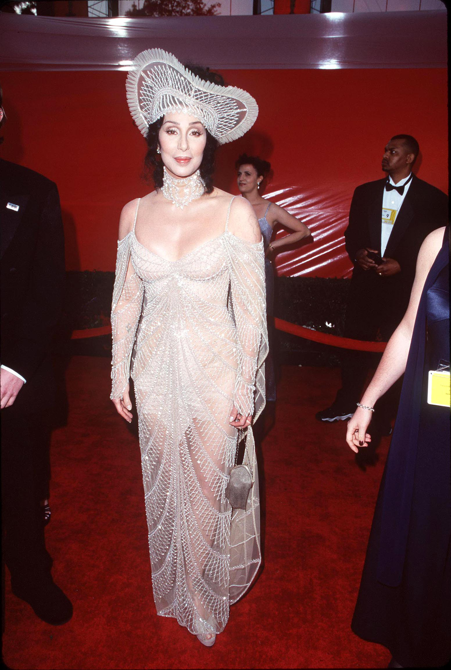 Cher during the 70th Annual Academy Awards in Los Angeles on March 23, 1998.
