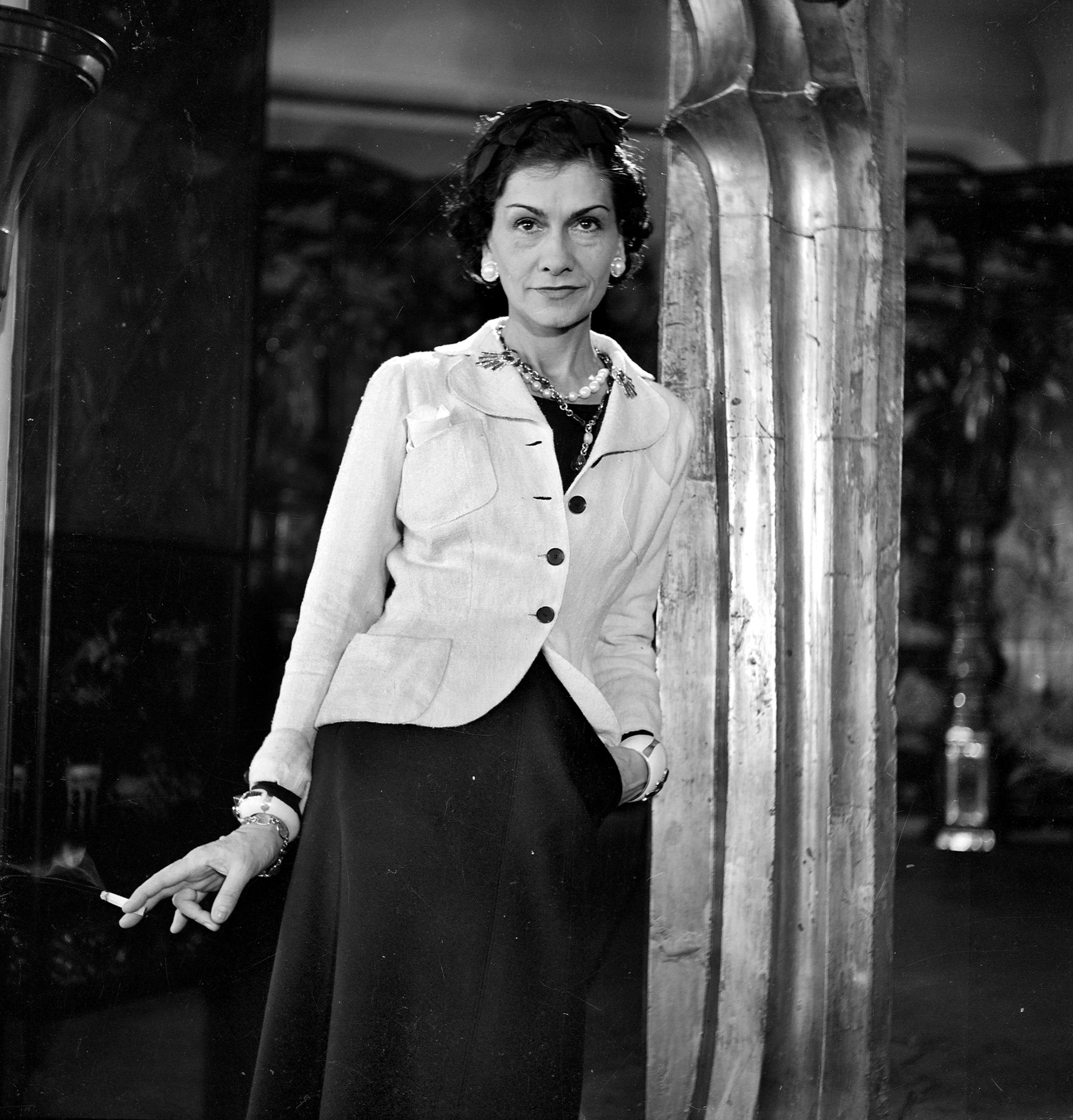 Coco Chanel, French couturier. Paris, 1937.