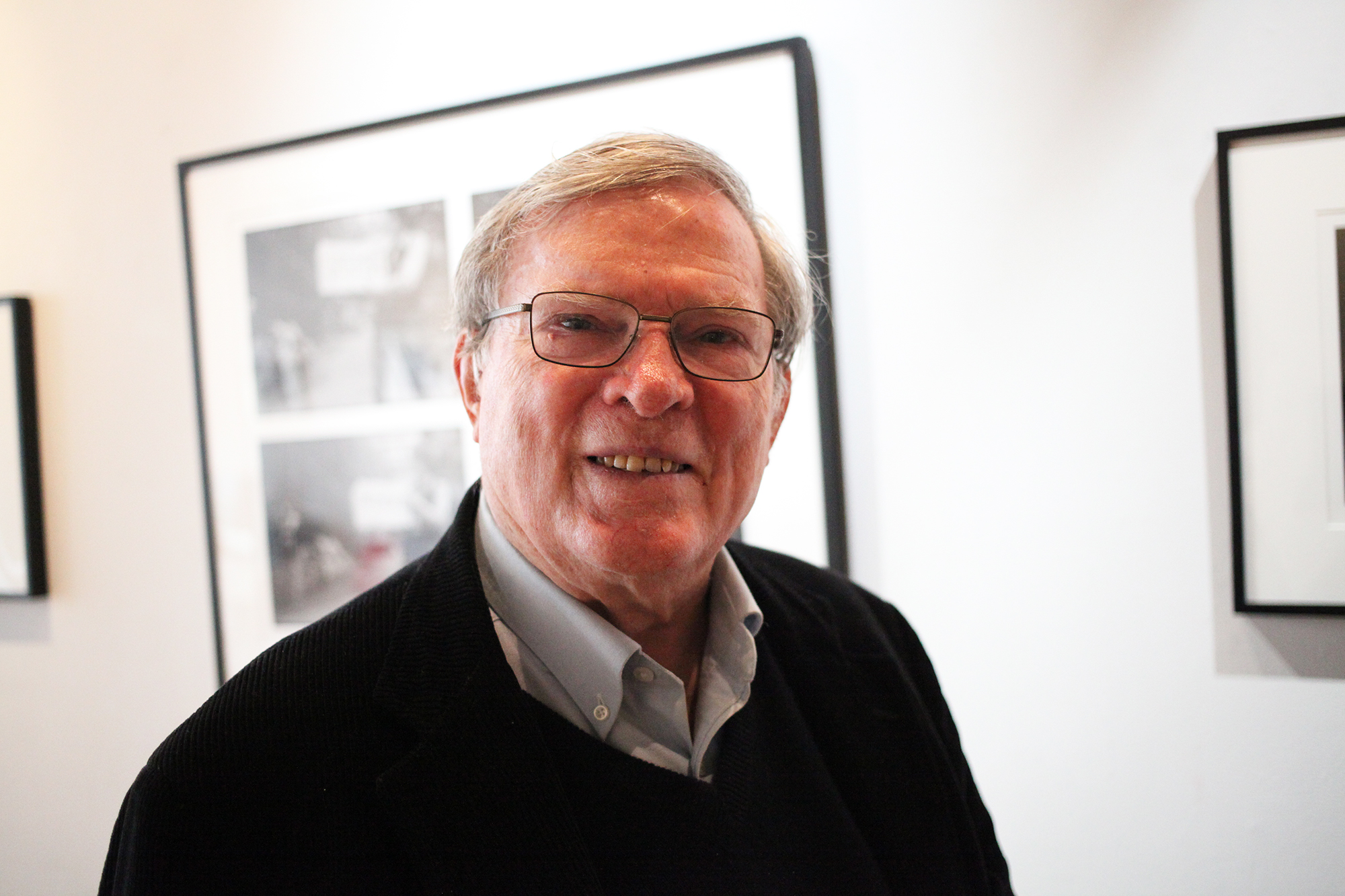 D.A. Pennebaker at the Morrison Hotel Gallery in New York City on May 19, 2016.