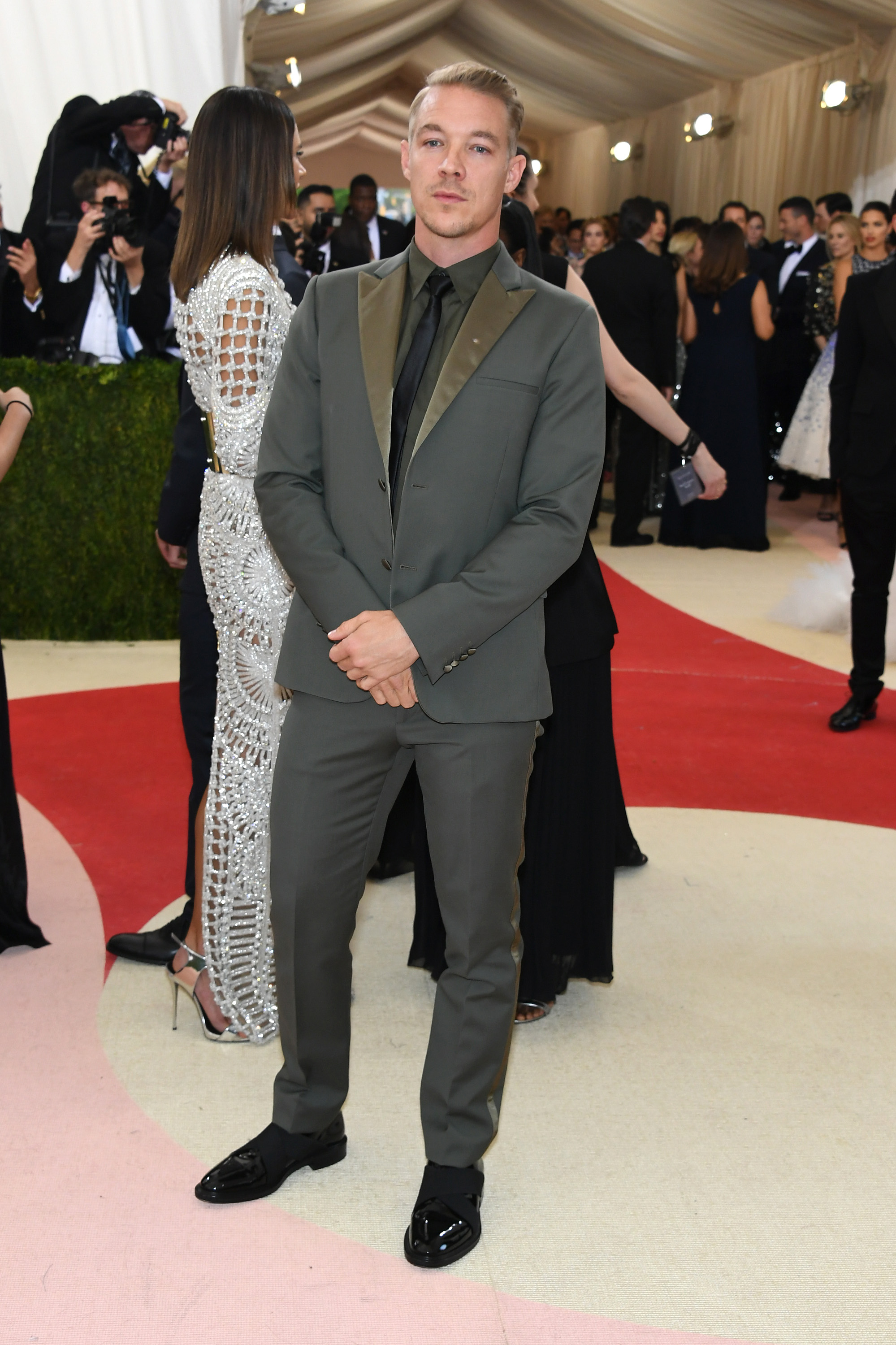 Diplo attends "Manus x Machina: Fashion In An Age Of Technology" Costume Institute Gala at Metropolitan Museum of Art on May 2, 2016 in New York City.