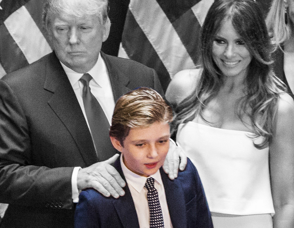 Barron Trump (Christopher Gregory—Getty Images)