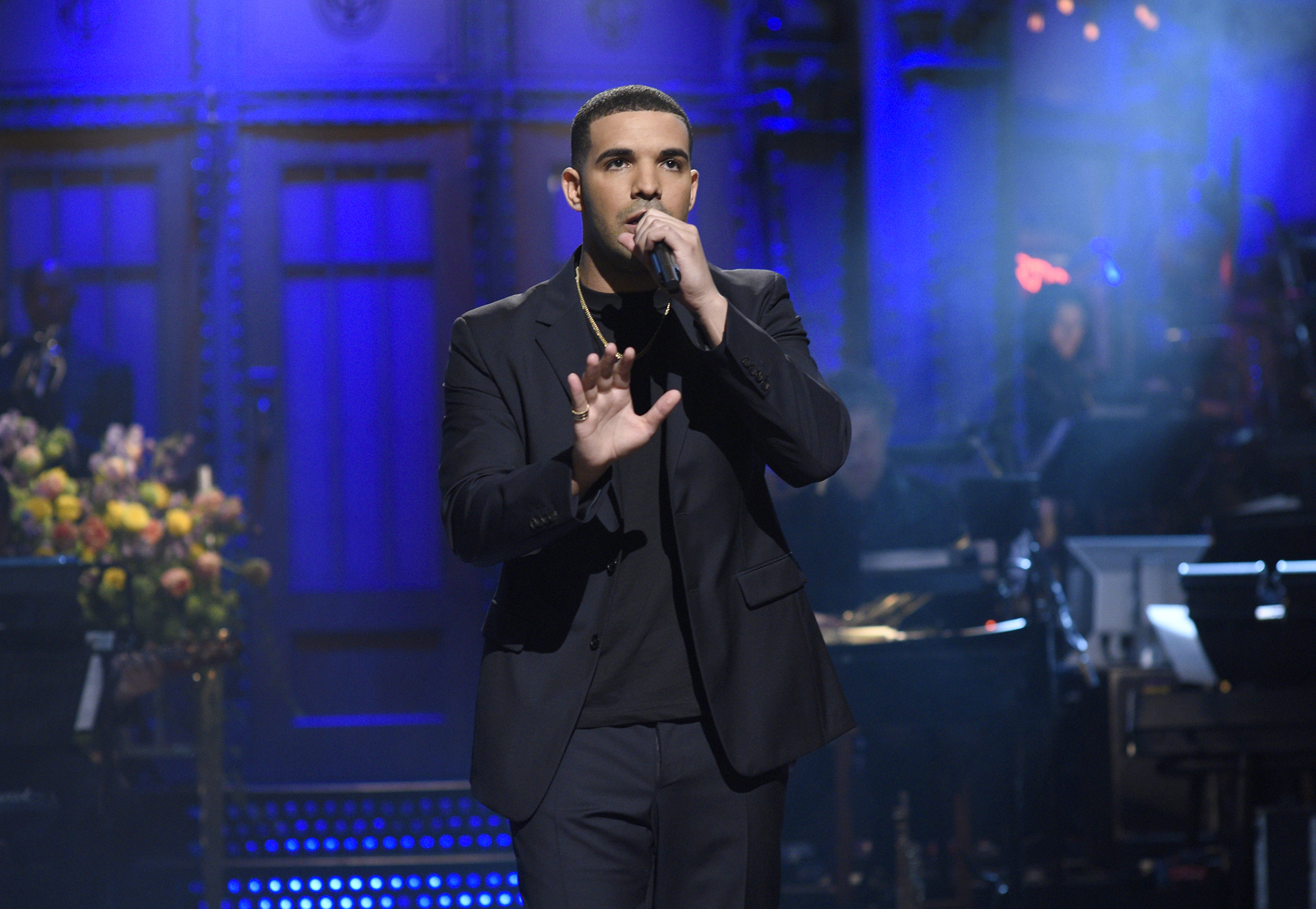 Drake at Saturday Night Live on May 14, 2016 -- (Photo by: Dana Edelson/NBC/NBCU Photo Bank via Getty Images) (NBC&mdash;NBCU Photo Bank via Getty Images)