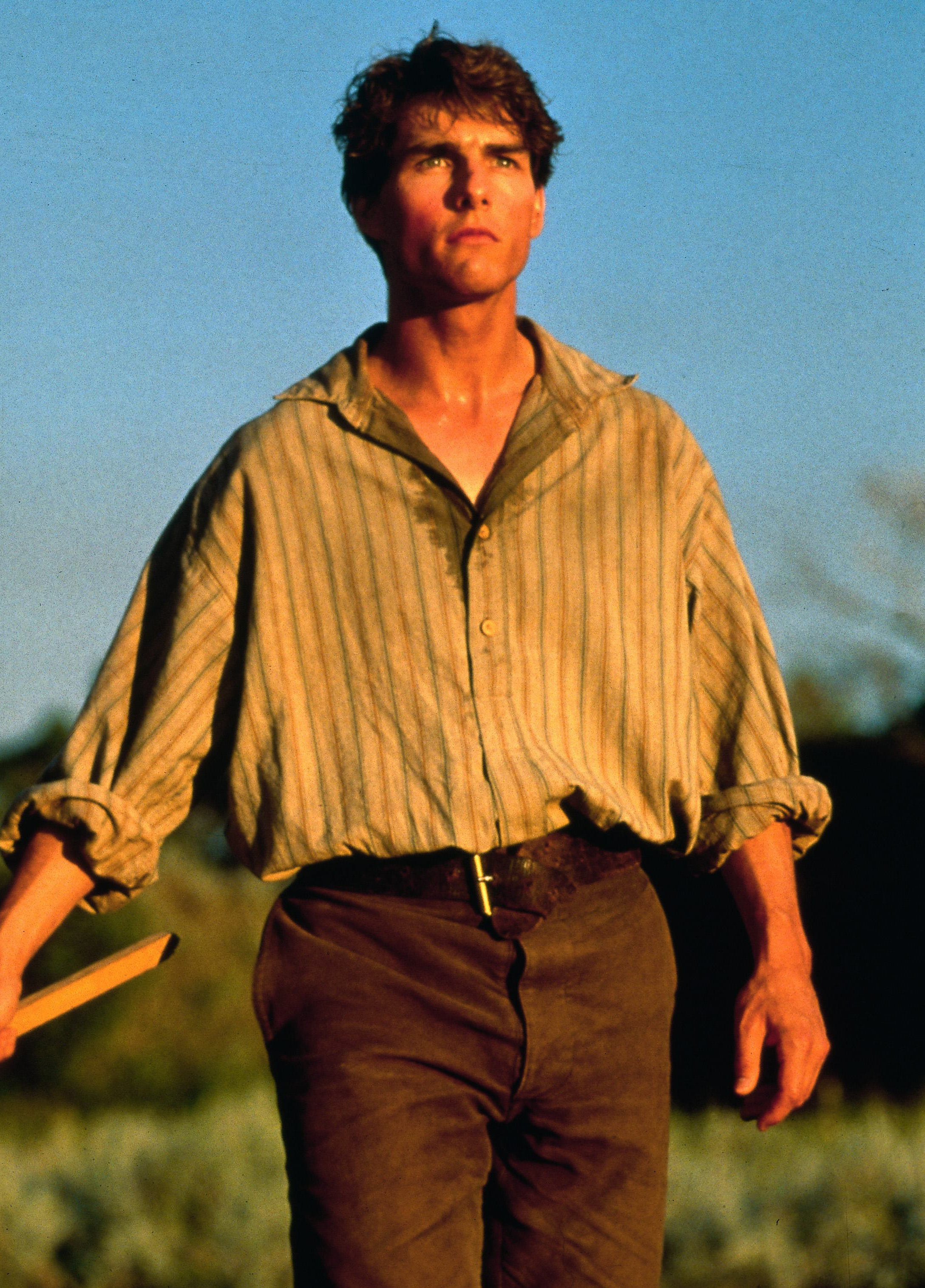 Tom Cruise as Joseph Donnelly in Far and Away, 1992.