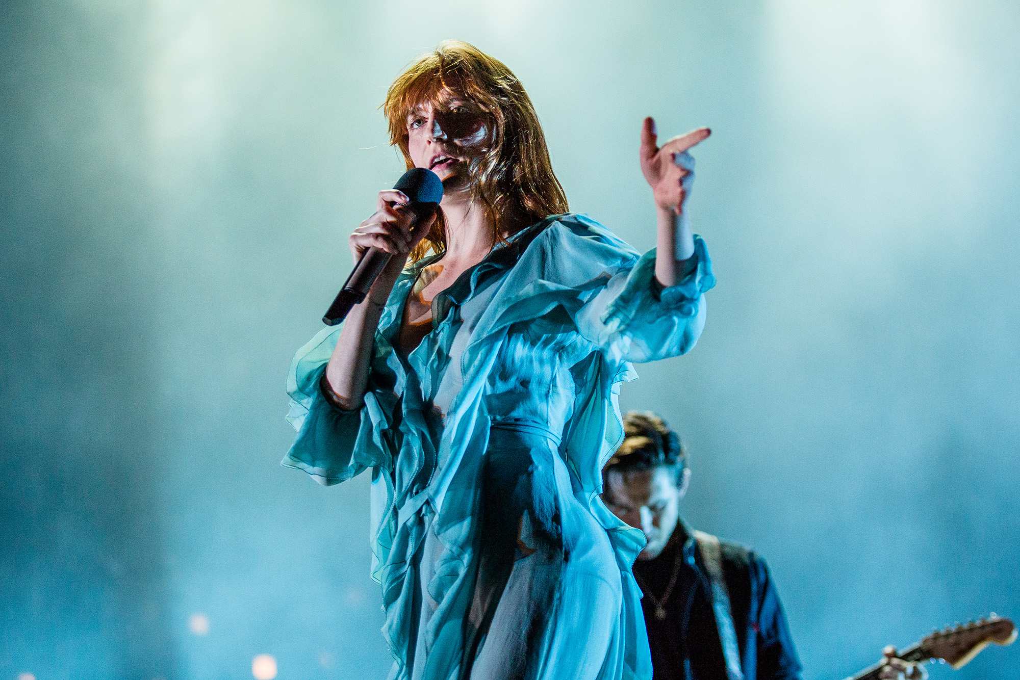 GULF SHORES, AL - MAY 22:  Florence Welch of Florence + The Machine performs at the Hangout Music Festival on May 22, 2016 in Gulf Shores, Alabama.  (Photo by Josh Brasted/WireImage) (Josh Brasted&mdash;WireImage)