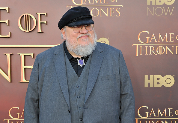 George R.R. Martin Writer/Co-Executive Producer attends HBO's 'Game Of Thrones' Season 5 San Francisco Premiere at San Francisco Opera House on March 23, 2015 in San Francisco, California.
