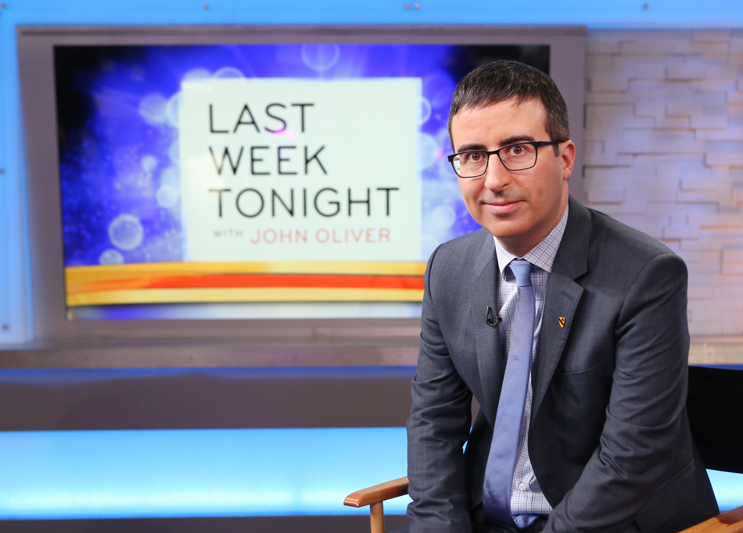 John Oliver is a guest on "Good Morning America" on ABC, Feb. 6, 2015.