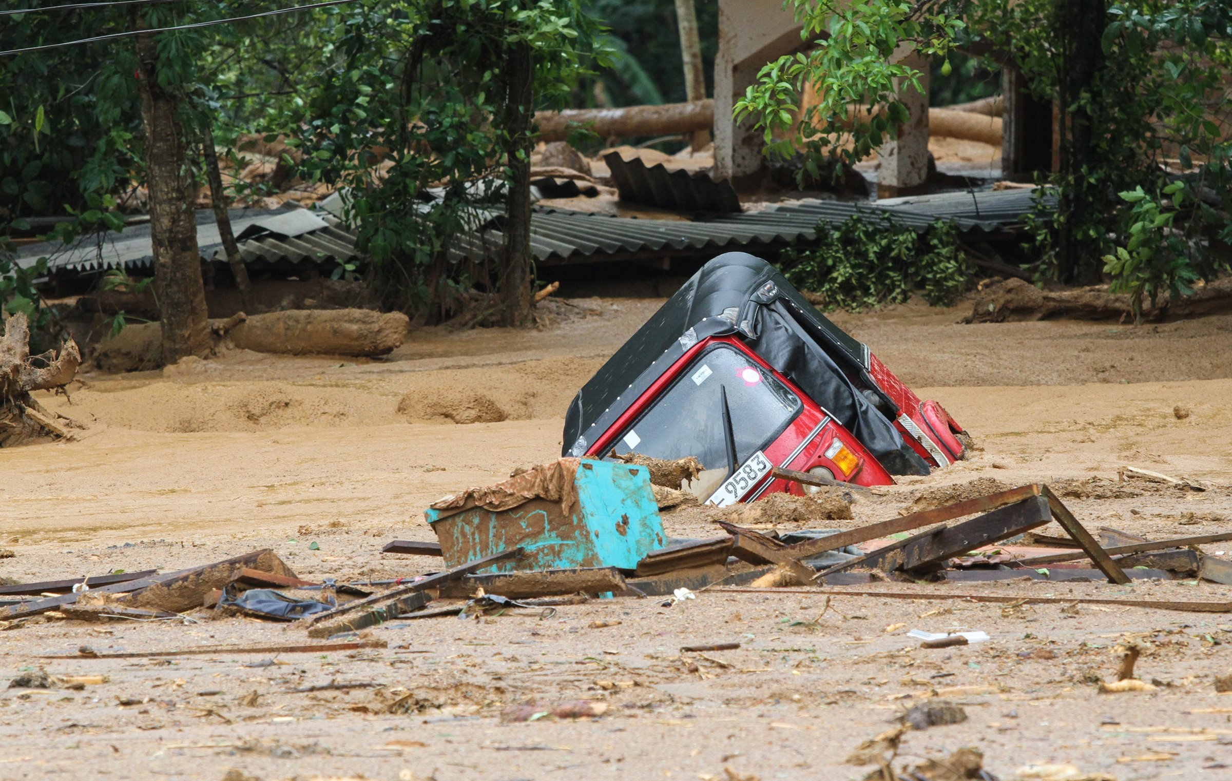 Landslide in Sri Lanka