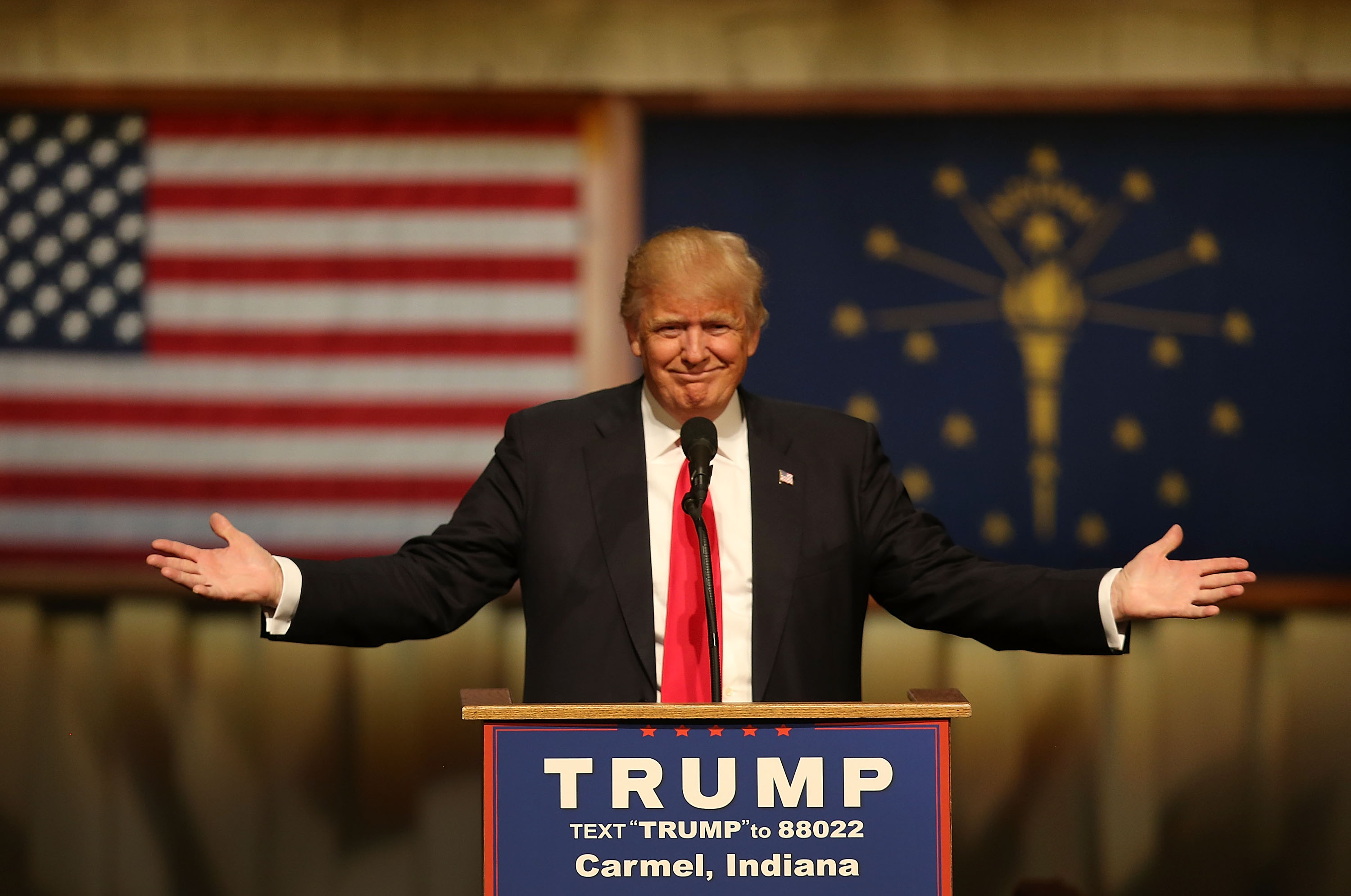 Donald Trump Campaigns In Indiana Ahead Of State Primary