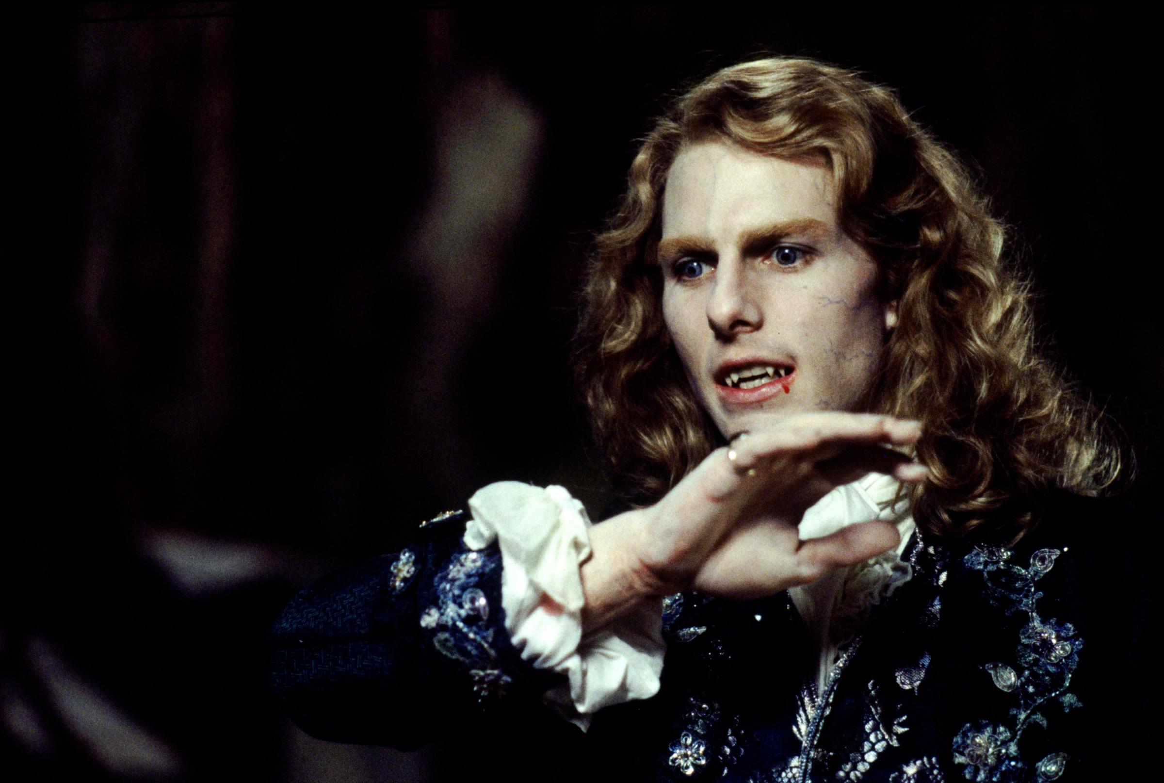 Tom Cruise as Lestat de Lioncourt in Interview with the Vampire, 1994.