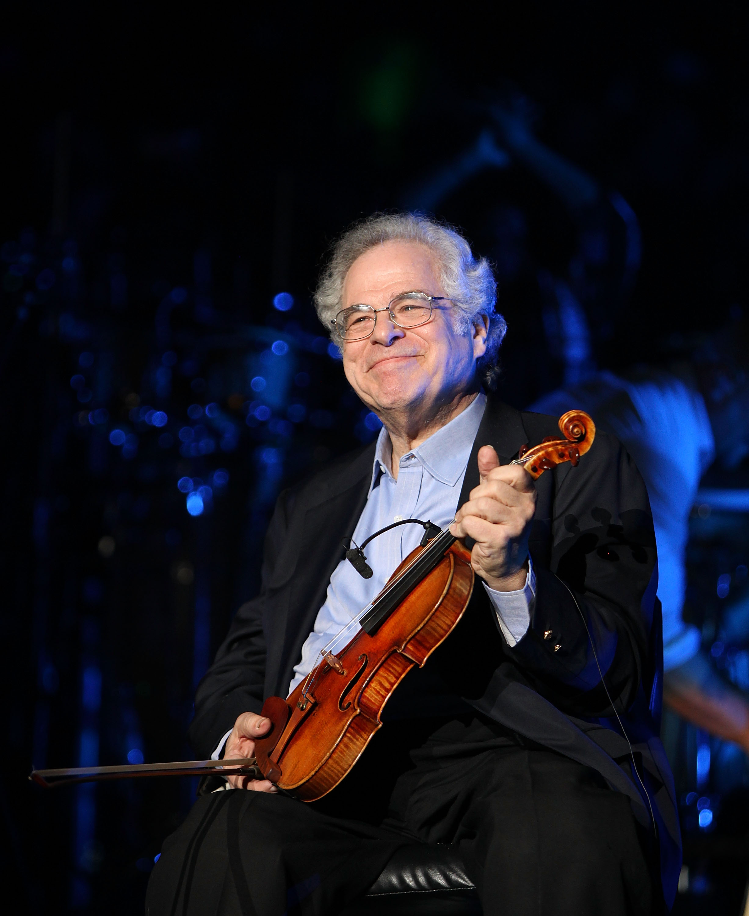 Violinist virtuoso Itzhak Perlman performs at  Billy Joel's sold out concert at Madison Square Garden on March 9, 2015 in New York City. (Myrna Suarez/Getty Images)