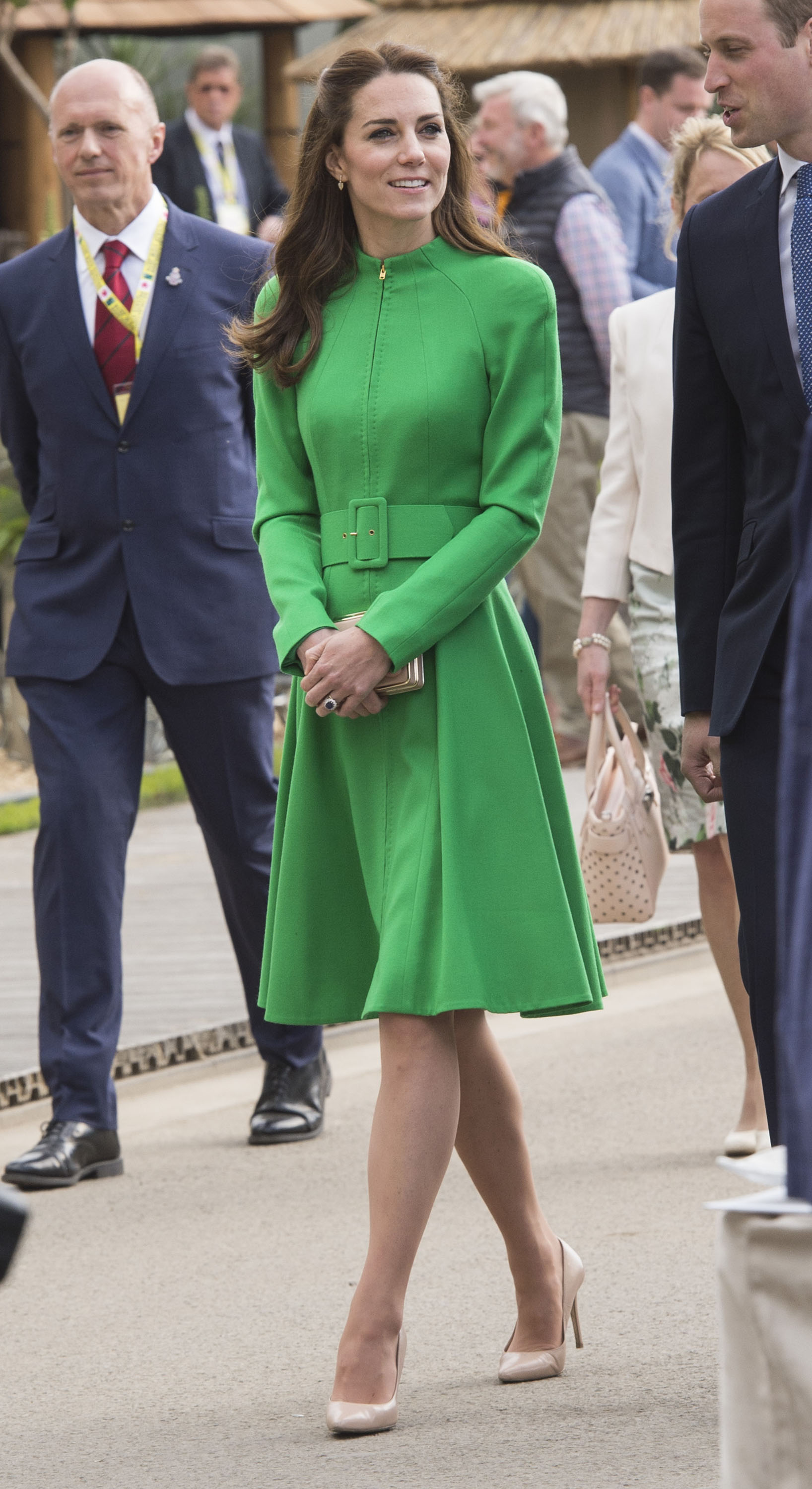 Catherine, Duchess of Cambridge attends Chelsea Flower Show press day at Royal Hospital Chelsea in London on May 23, 2016.