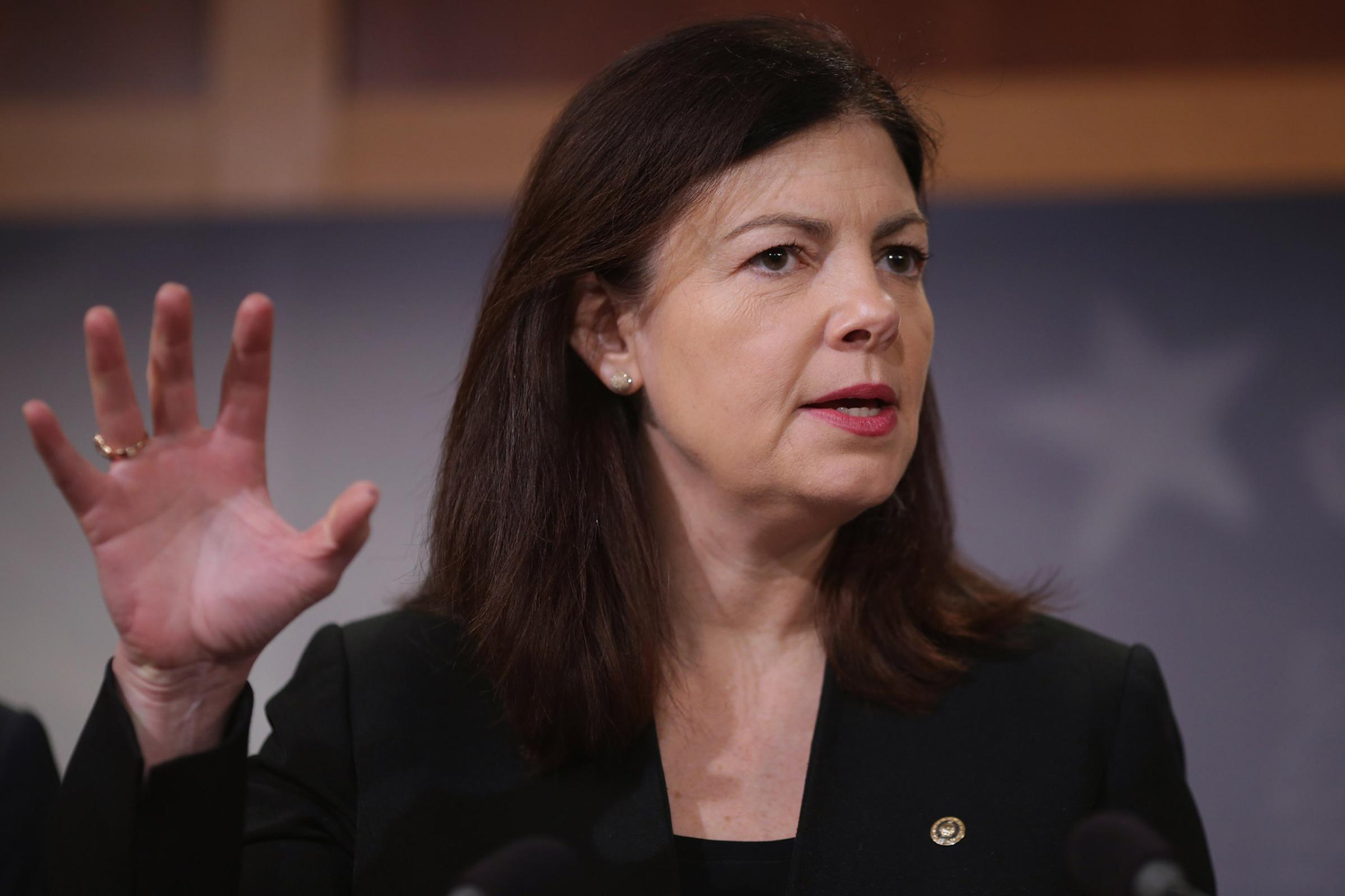 Kelly Ayotte speaks at a news conference at the U.S. Capitol on Feb. 24, 2016.