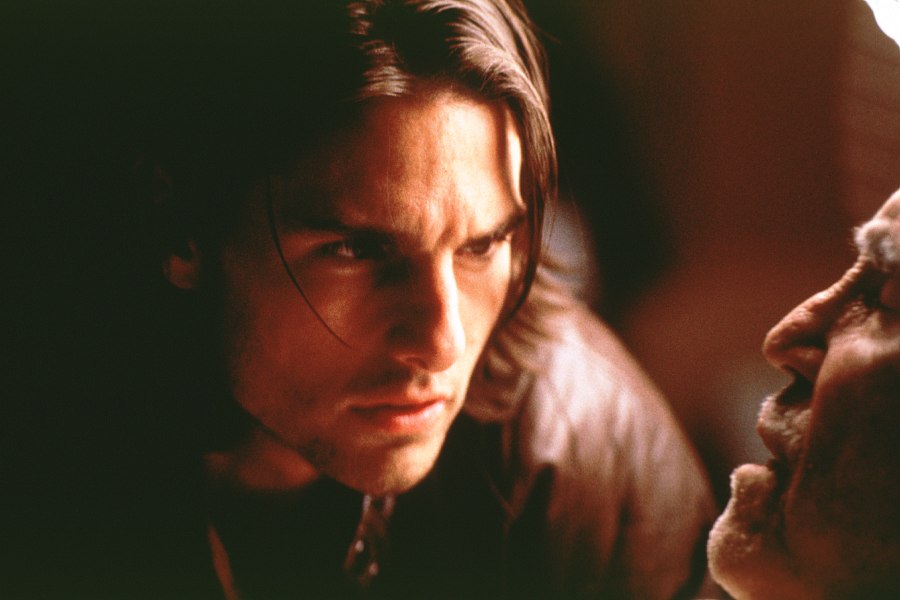 Tom Cruise as Frank T.J. Mackey in Magnolia, 2000.