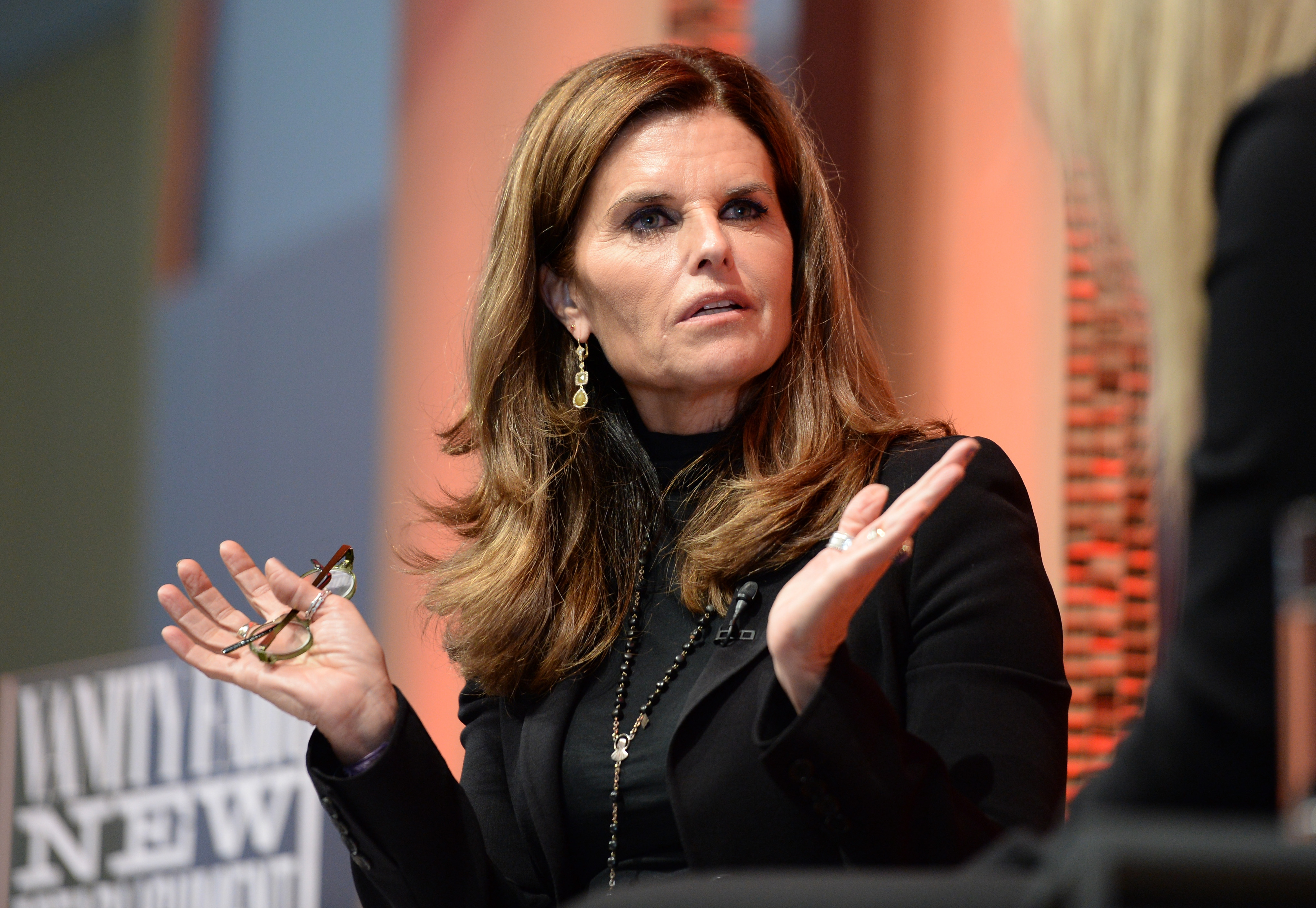 NBC News Special Anchor Maria Shriver speaks onstage during "True BloodDiagnostics in the New Age" at the Vanity Fair New Establishment Summit at Yerba Buena Center for the Arts on October 6, 2015 in San Francisco, California. (Michael Kovac—Getty Images / Vanity Fair)