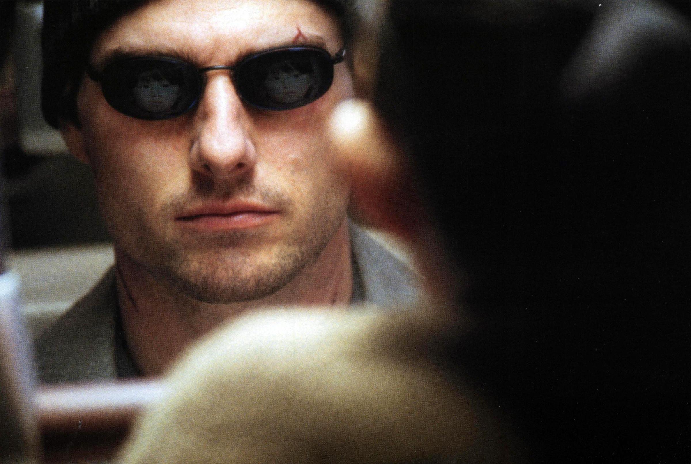 Tom Cruise as Chief John Anderton in Minority Report, 2002.