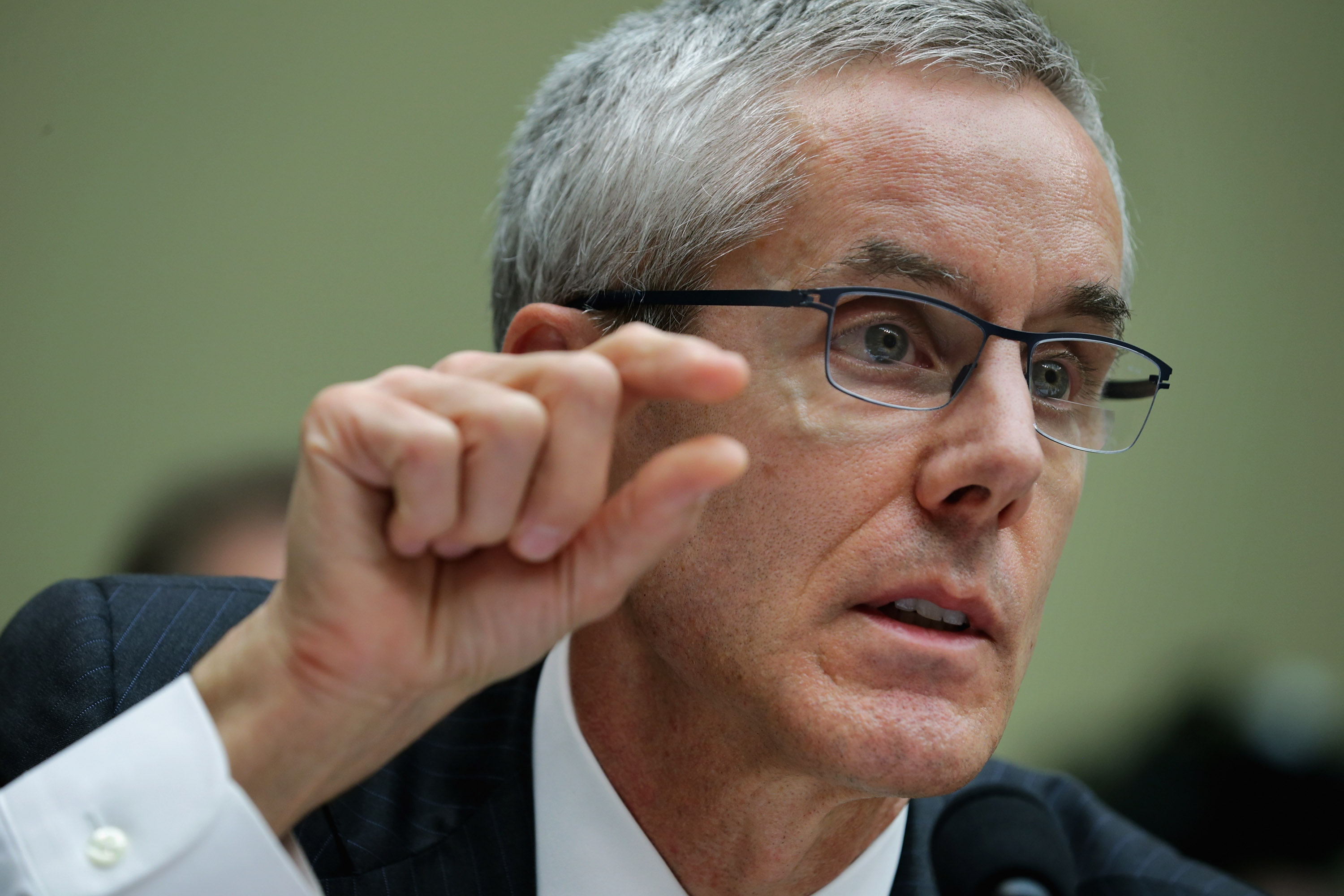 Transportation Security Administration Adminstrator Peter Neffenger testifies before the House Oversight and Government Reform Committee about lapses in TSA screening  on November 3, 2015 in Washington, DC. (Chip Somodevilla—Getty Images)