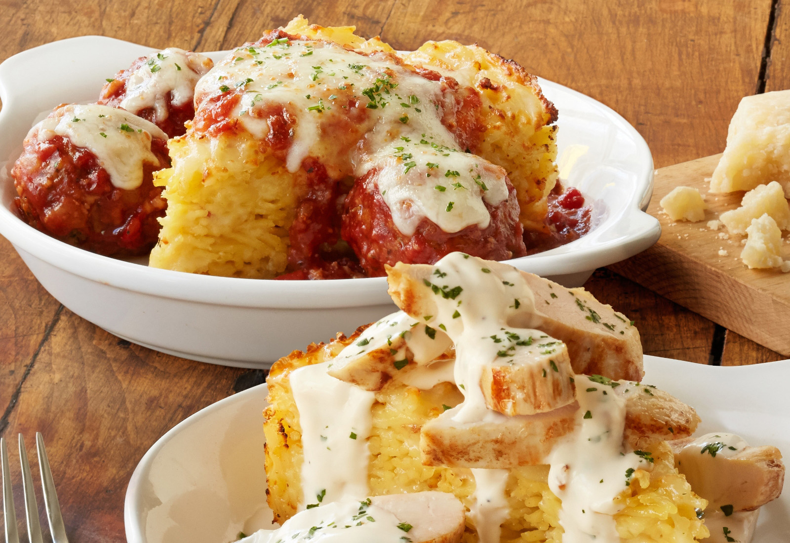 Olive Garden Is Now Serving Spaghetti Pie Time