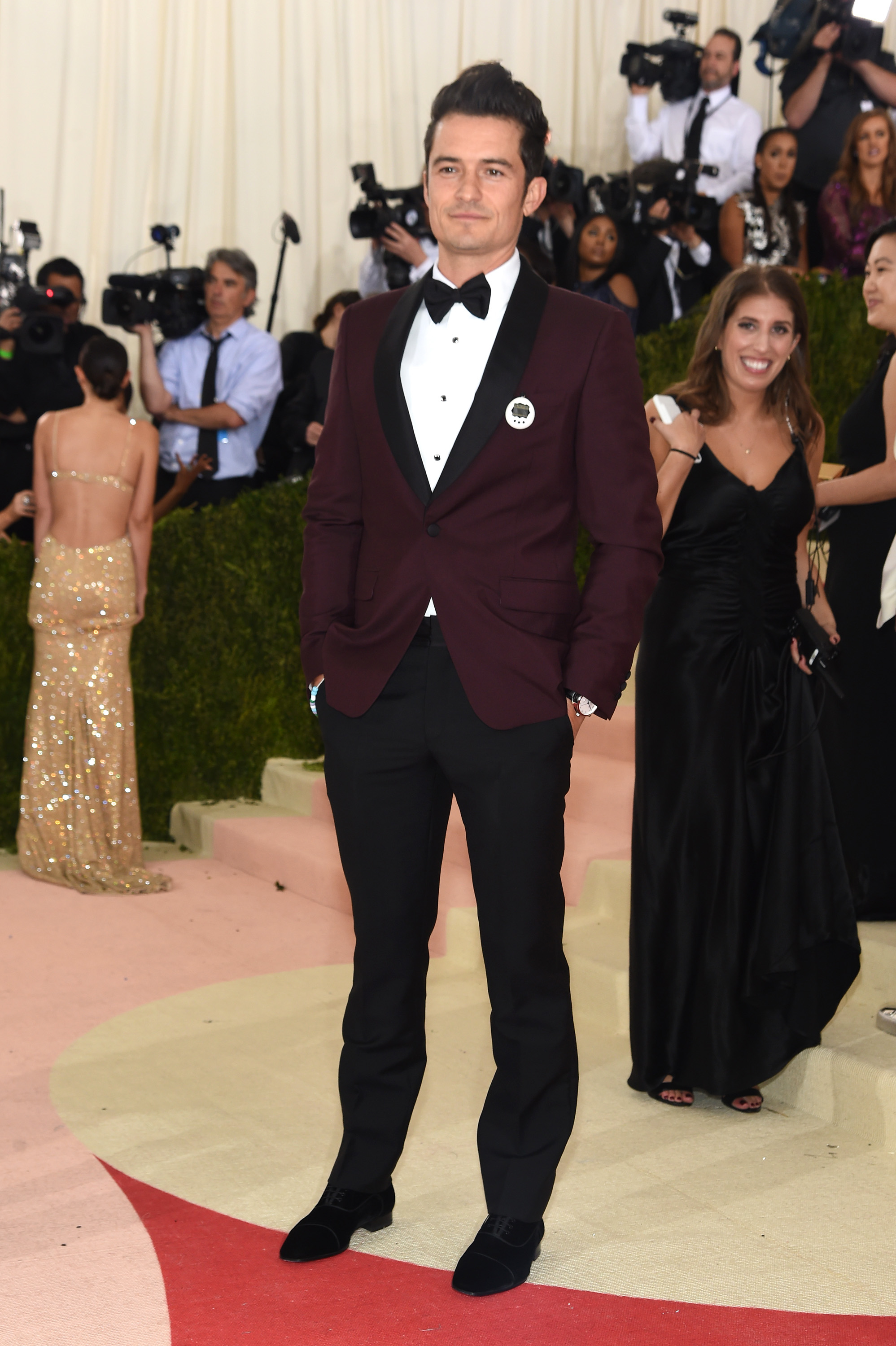 Orlando Bloom attends "Manus x Machina: Fashion In An Age Of Technology" Costume Institute Gala at Metropolitan Museum of Art on May 2, 2016 in New York City.