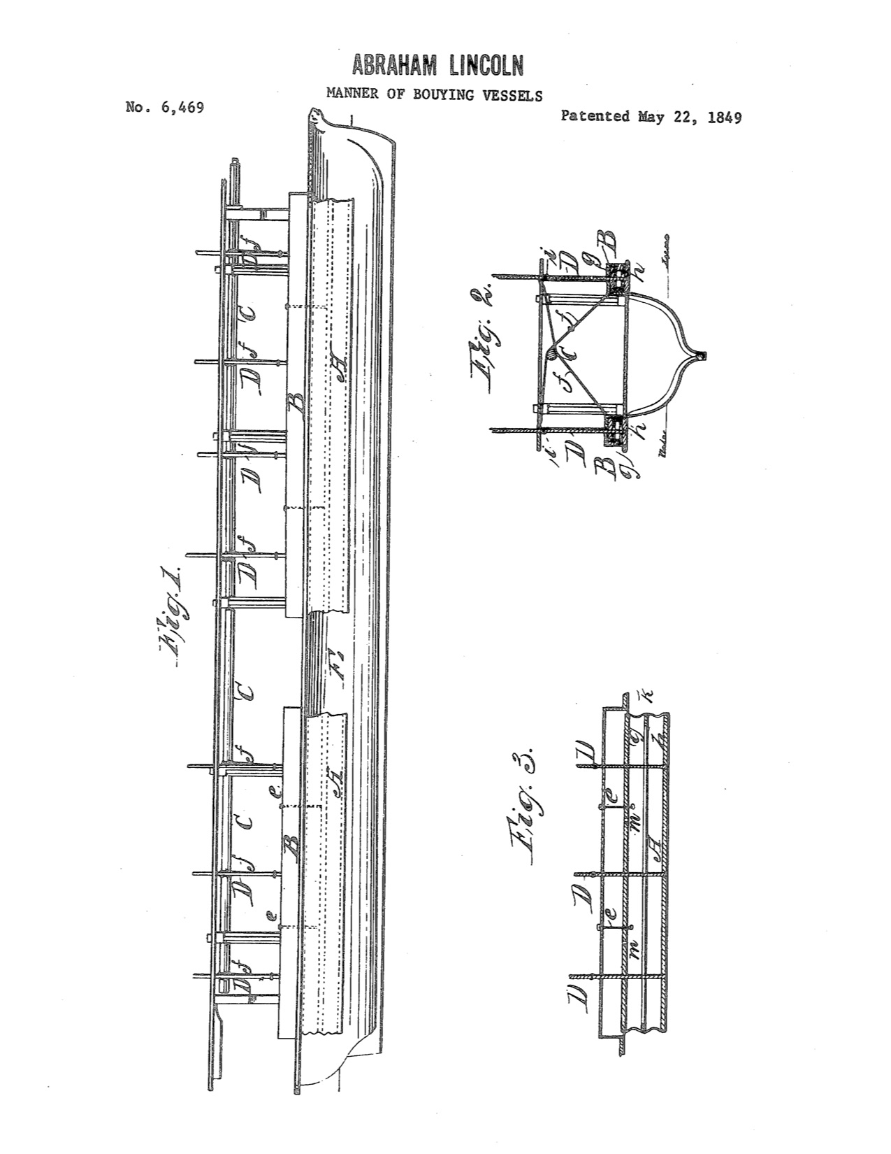 Abraham Lincoln's patent (Source: United States Patent and Trademark Office, www.uspto.gov)