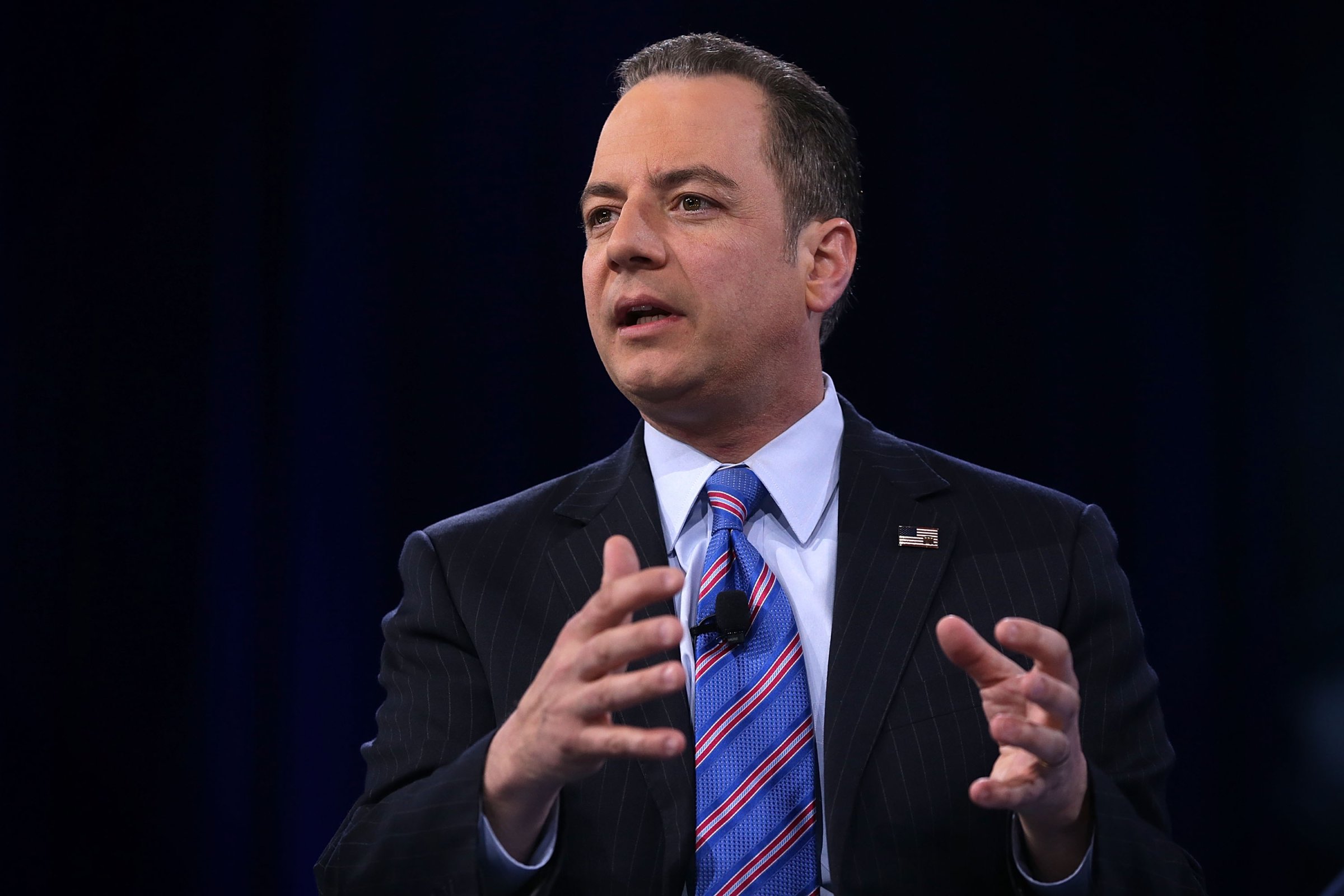 Chairman of the Republican National Committee Reince Priebus on March 4, 2016 in National Harbor, Md.