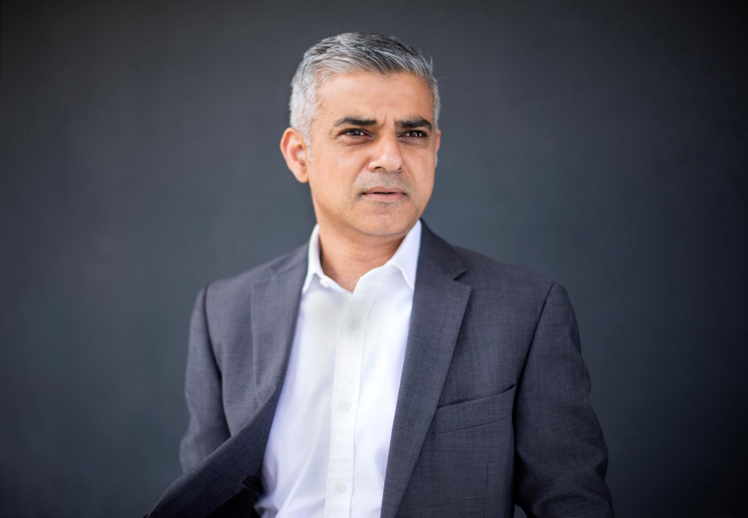 Sadiq Khan, London's newly elected mayor, poses for a portrait in London, May 8, 2016.