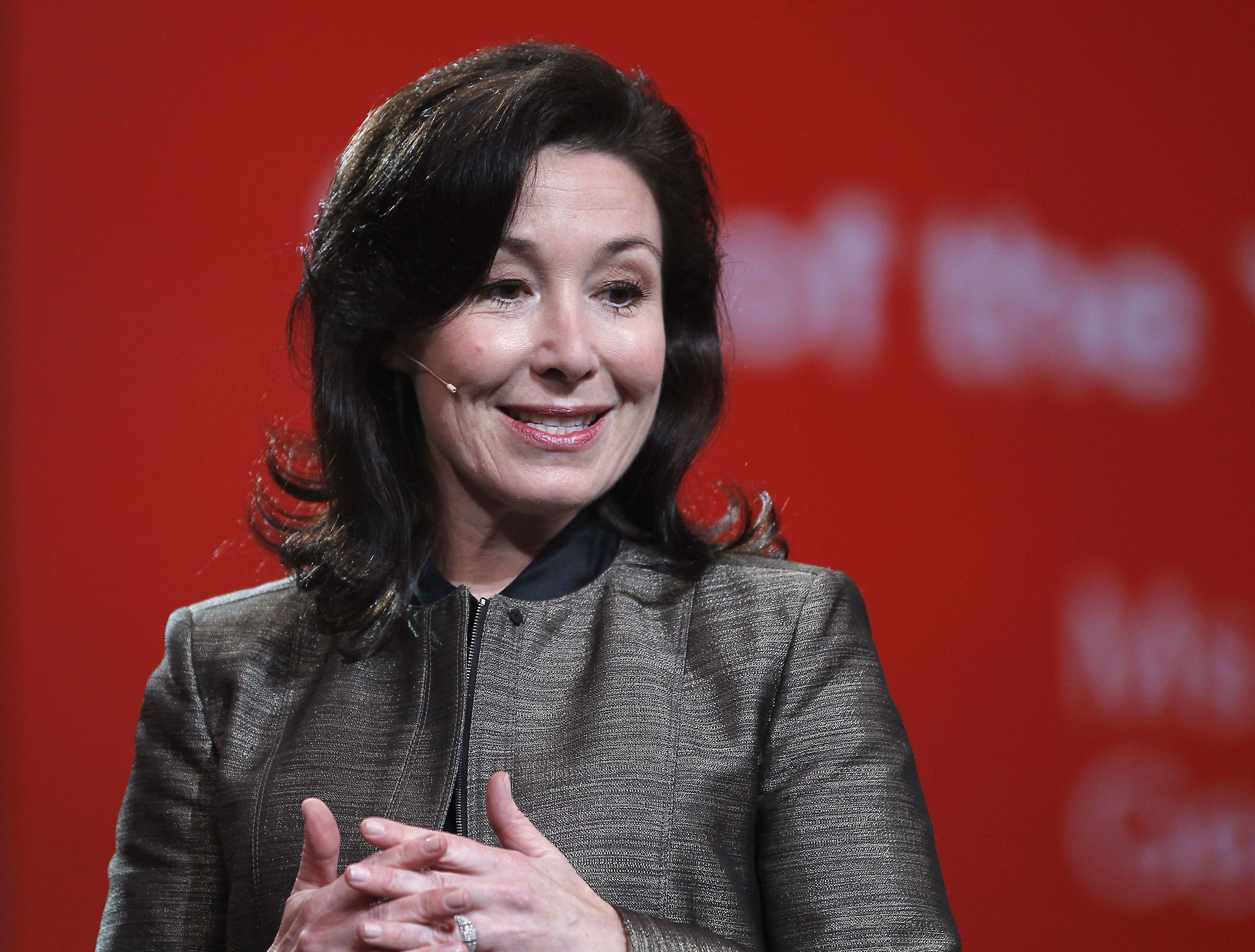 Safra Catz speaks at the Oracle OpenWorld Conference in San Francisco, on Sept. 19, 2010. (Tony Avelar—Bloomberg/Getty Images)
