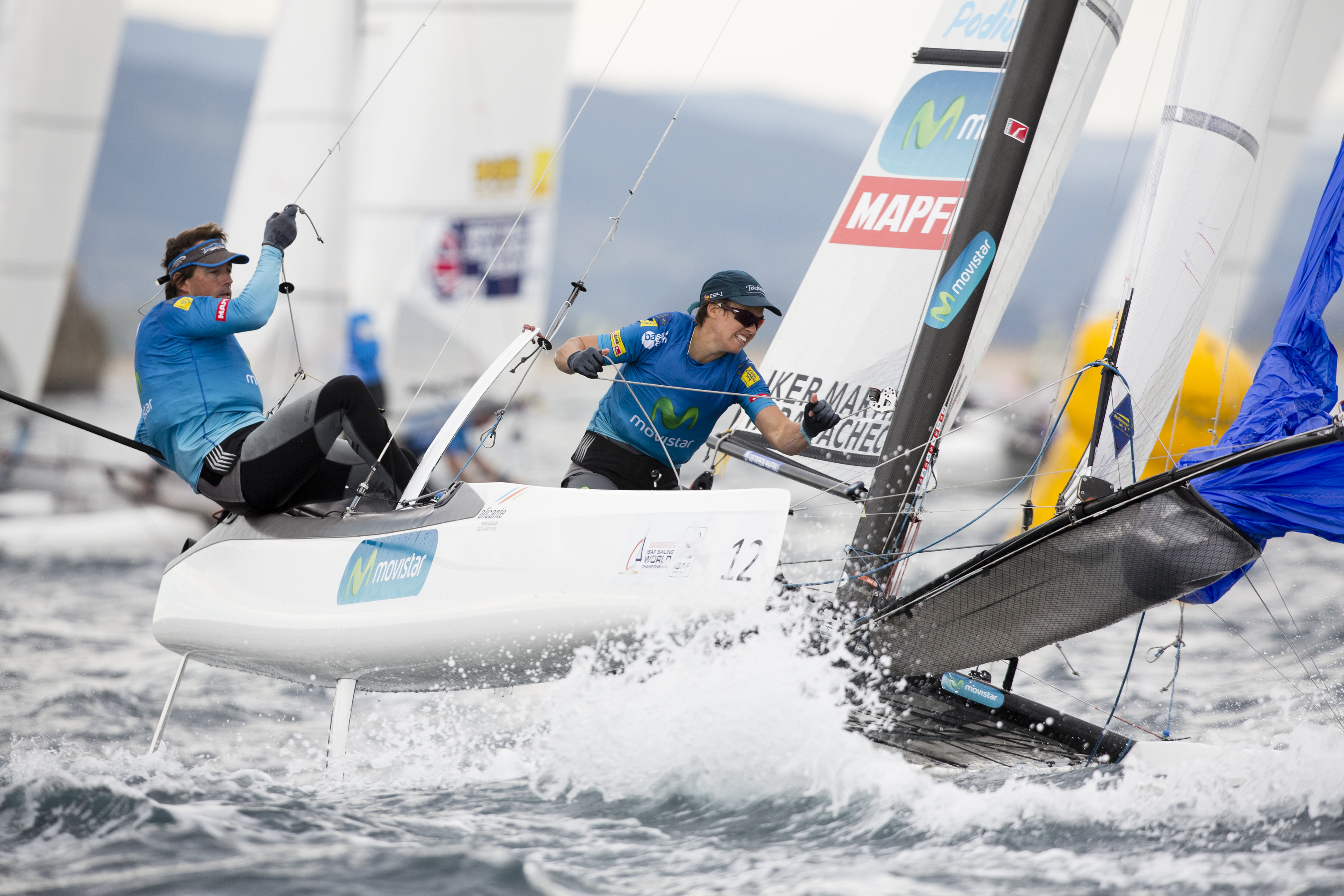 Tara Pacheco during the 2014 ISAF Sailing World Championships in in Santander, Spain. (Mick Anderson/SAILINGPIX—Getty Images)