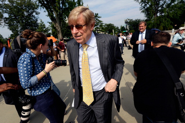 Attorney Ted Olson walks up to the U.S. Supreme Court building June 24, 2013 in Washington DC. The high court is expected to rule this week on some high profile decisions including California's Proposition 8, the controversial ballot initiative that defines marriage as between a man and a woman.