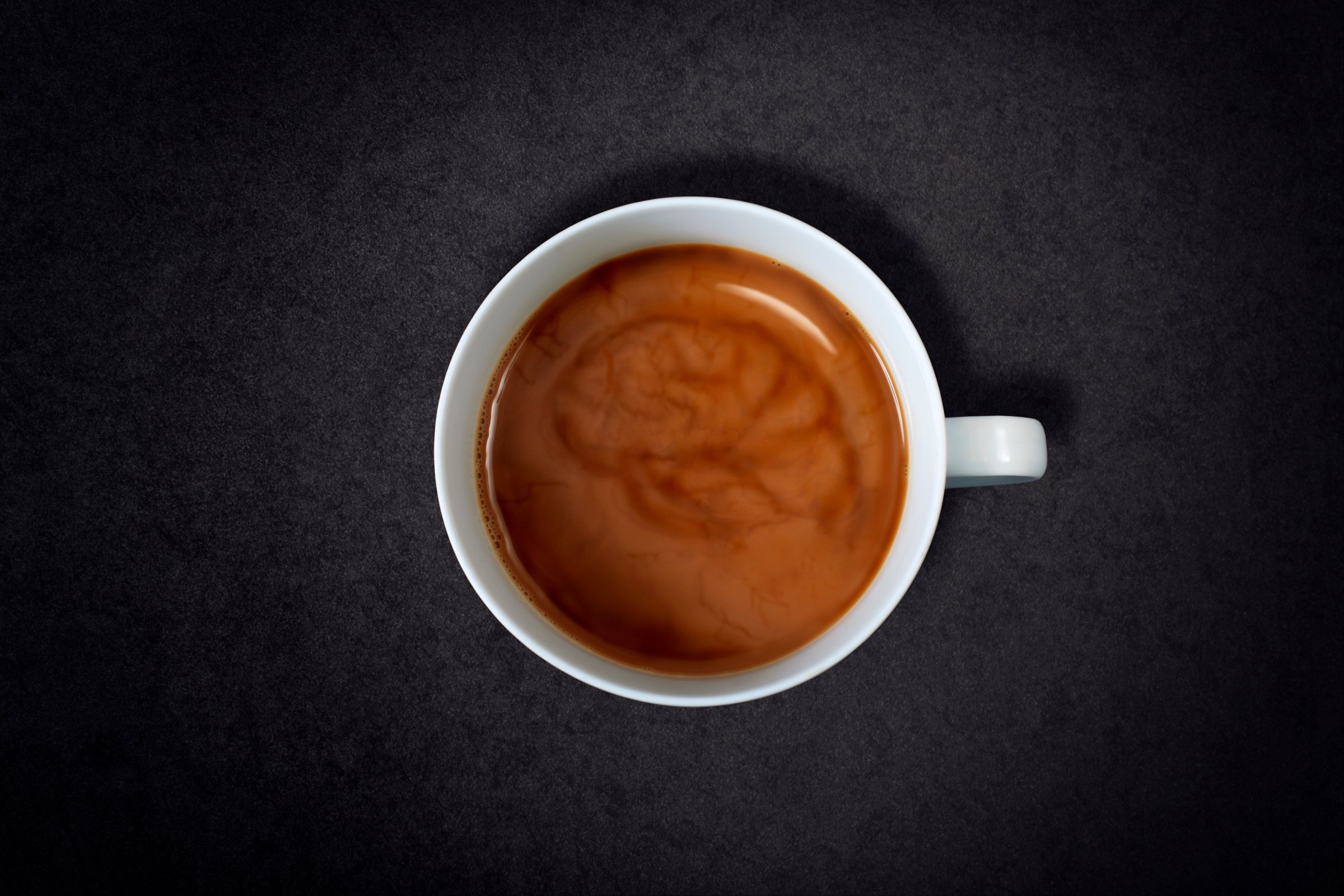Brain Swirl in a Cup of Coffee
