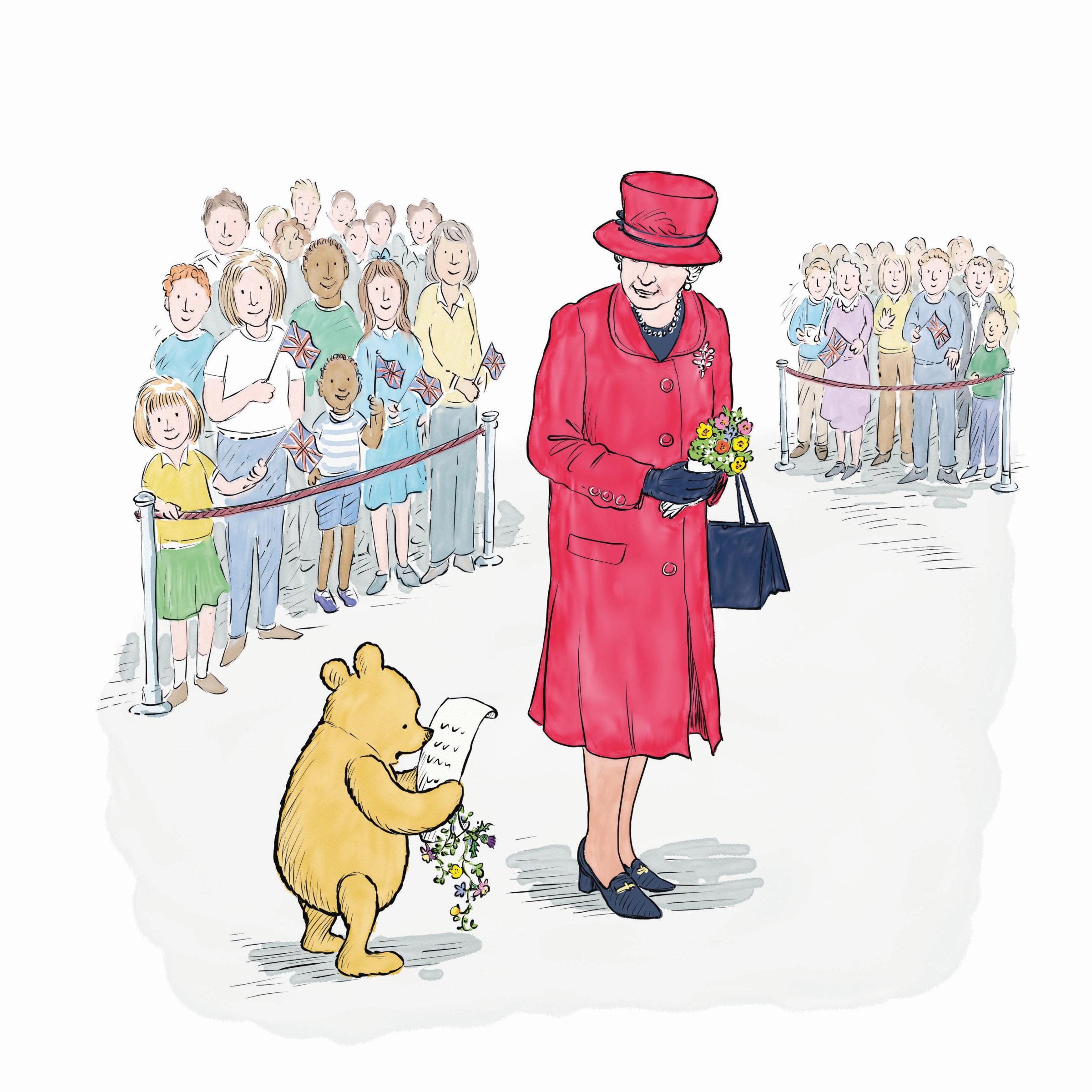 Winnie-The-Pooh And The Royal Birthday, a new adventure story has been released to celebrate both of their 90th birthdays, May 26, 2016.