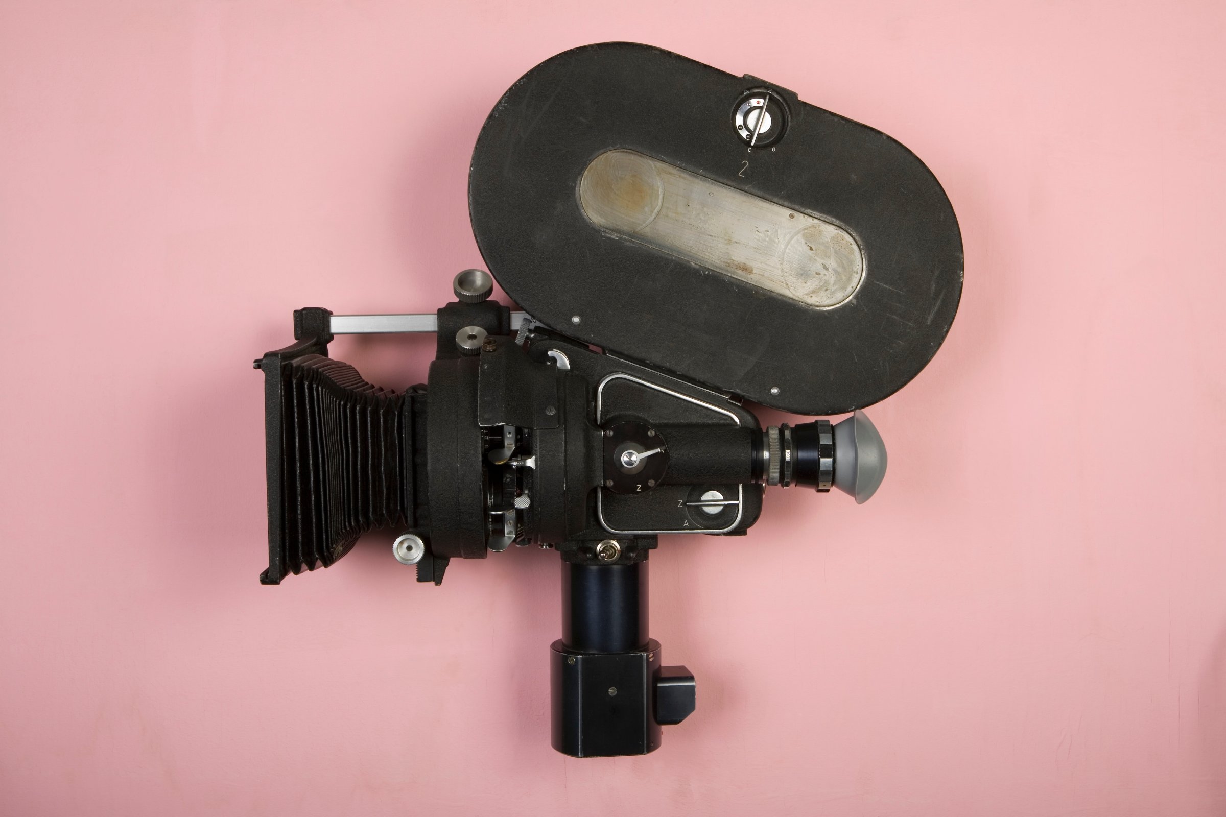 Old fashioned movie camera