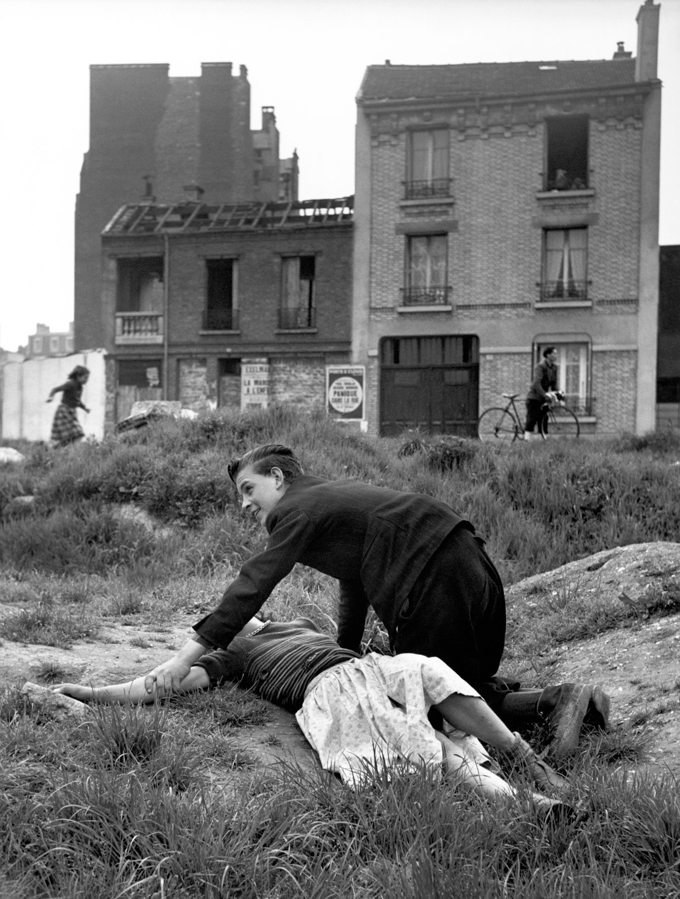 Sabine Weiss photo from the Jeu De Paume exhibition in Paris, France.