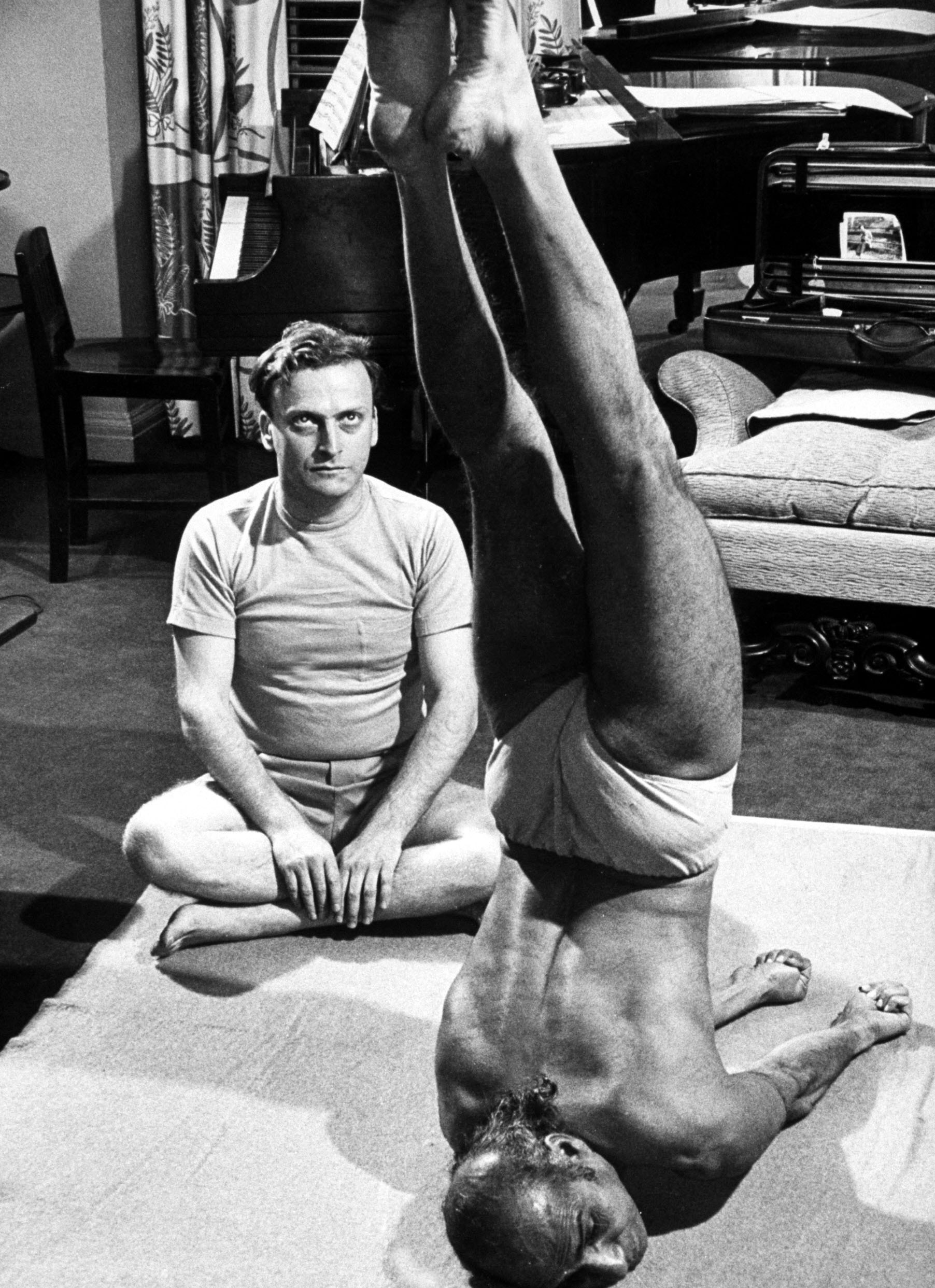 Vintage Yoga photo from LIFE magazine.
