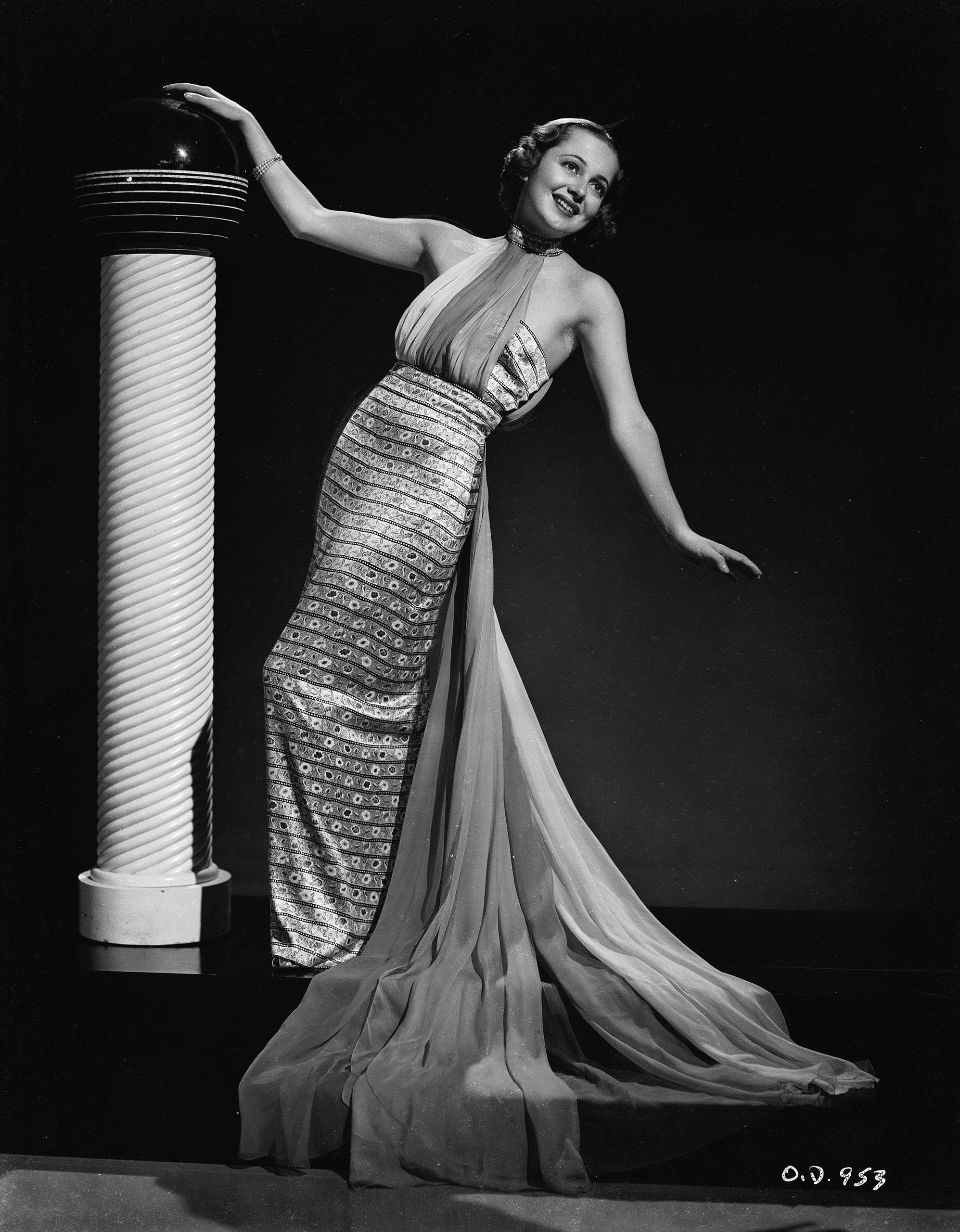 Portrait of Olivia de Havilland, circa 1936.
